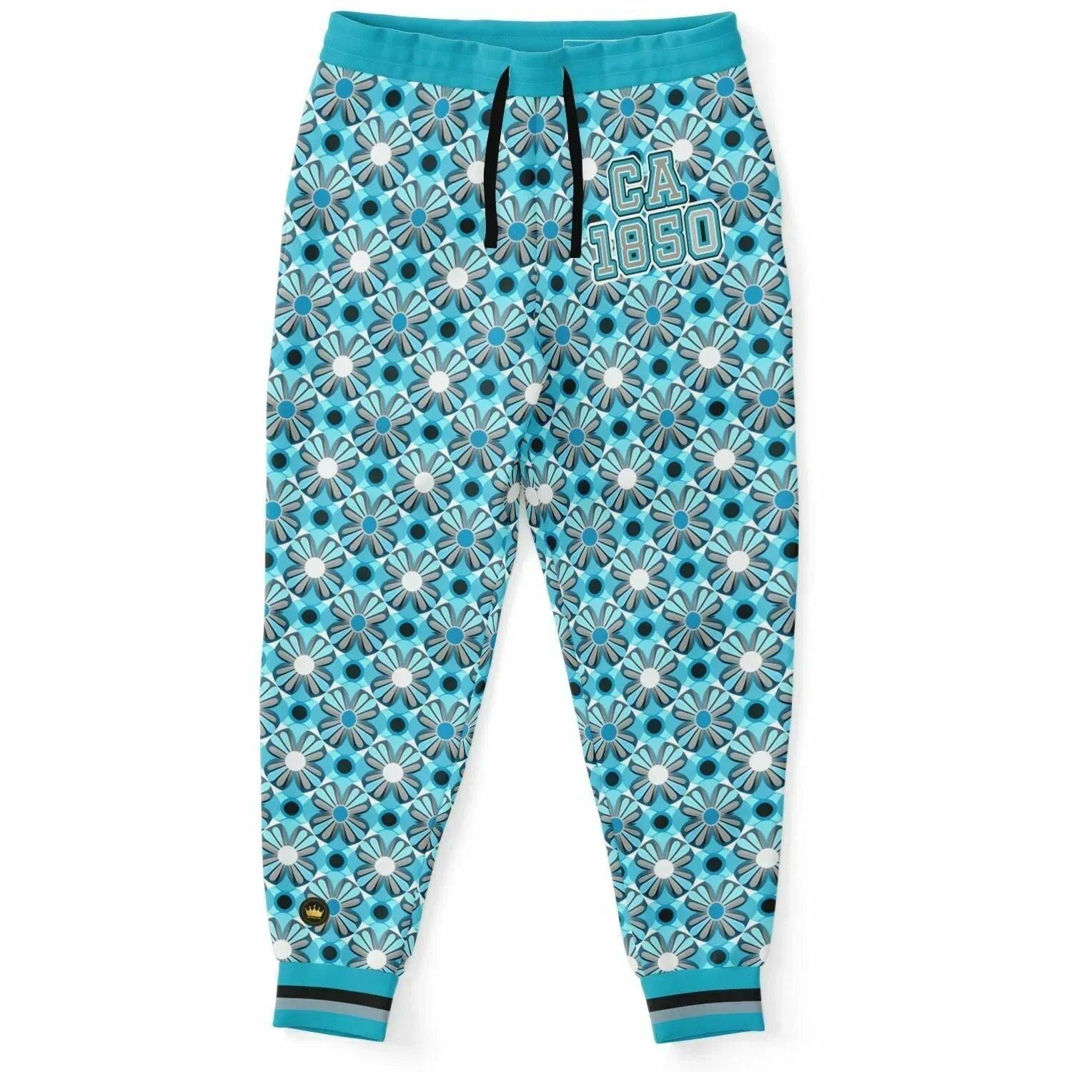 Blue Daisy Hippie Brigade Eco-Poly Unisex Joggers