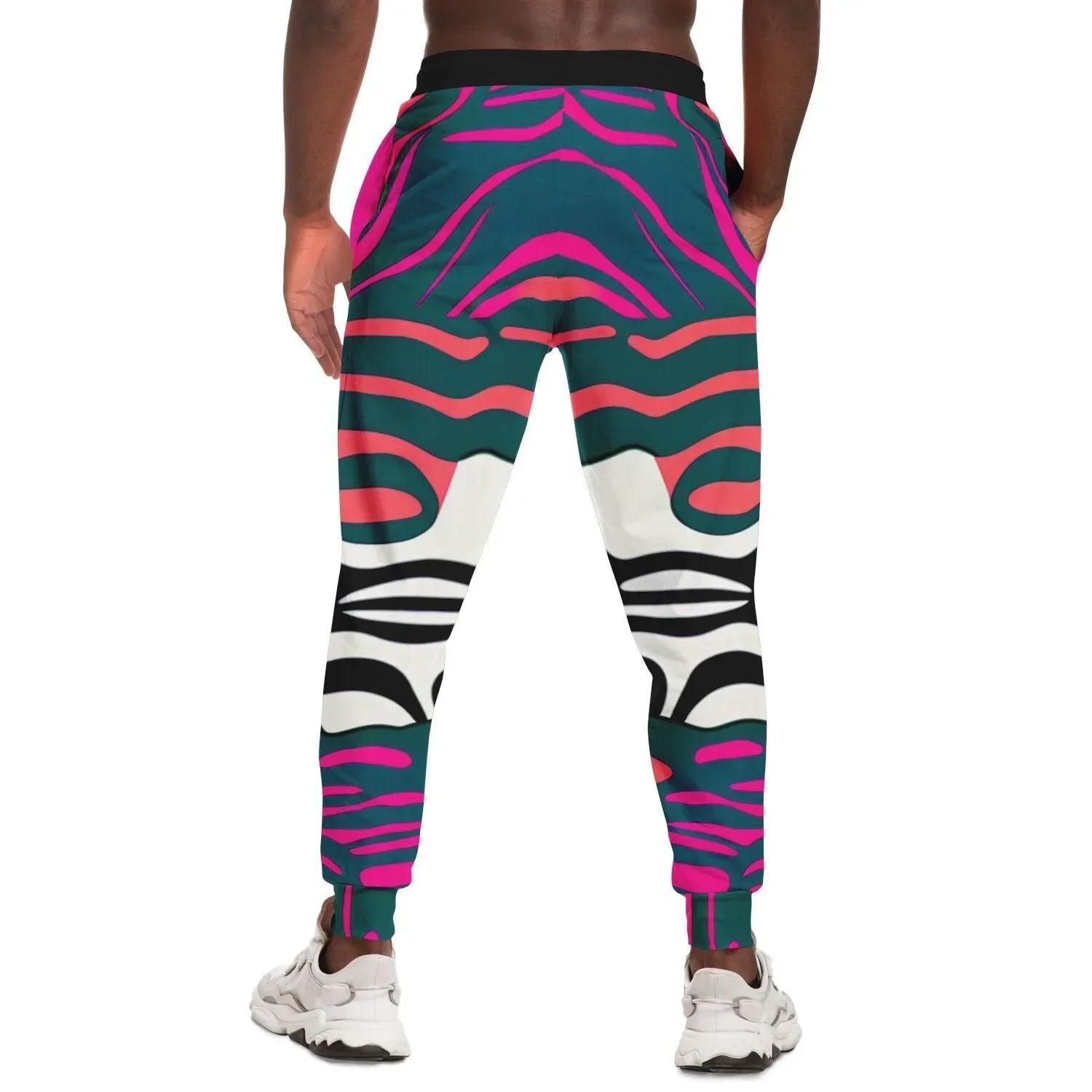 Electrified Zebra Eco-Poly Unisex Joggers