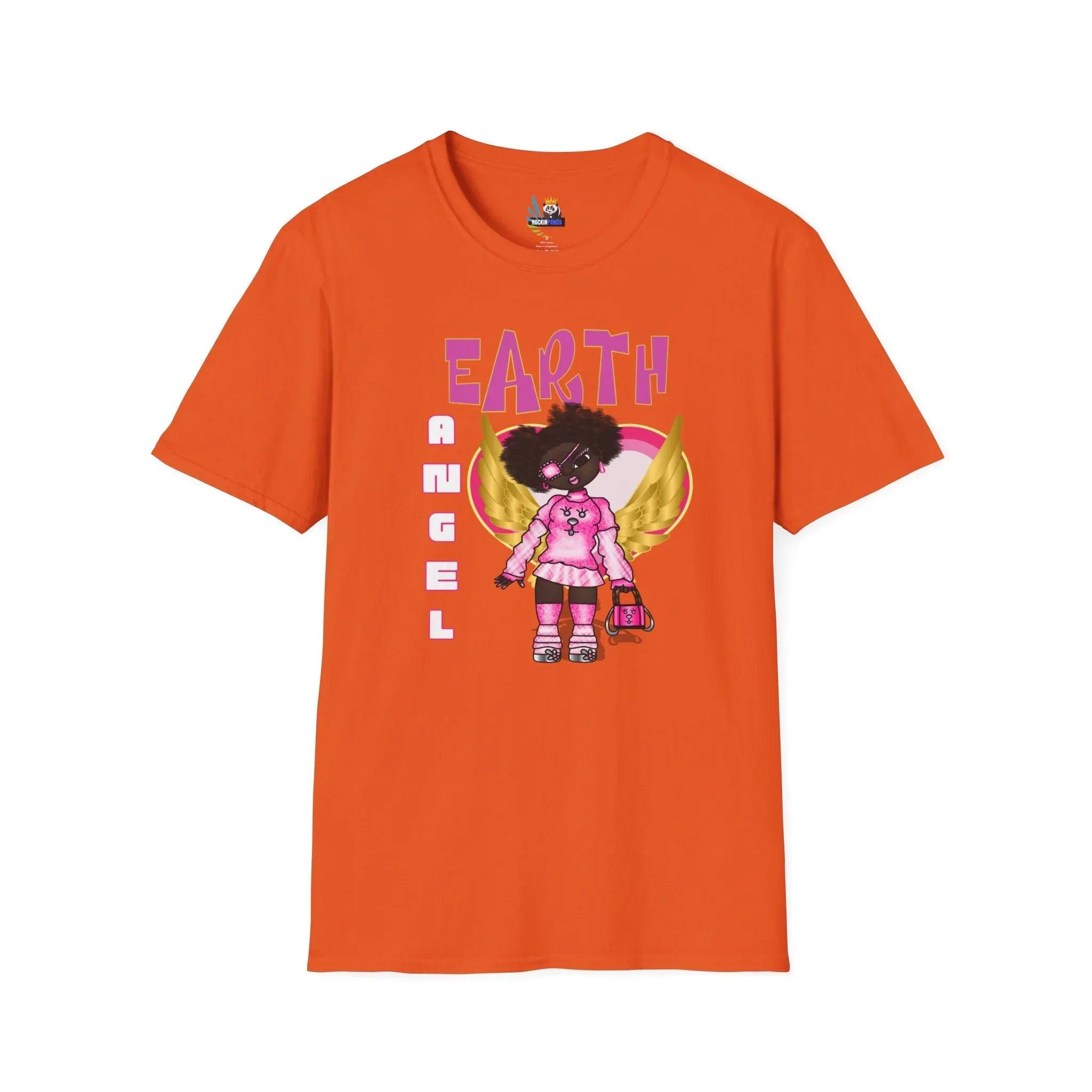 Earth Angel Natural Hair Unisex Softstyle T-Shirt