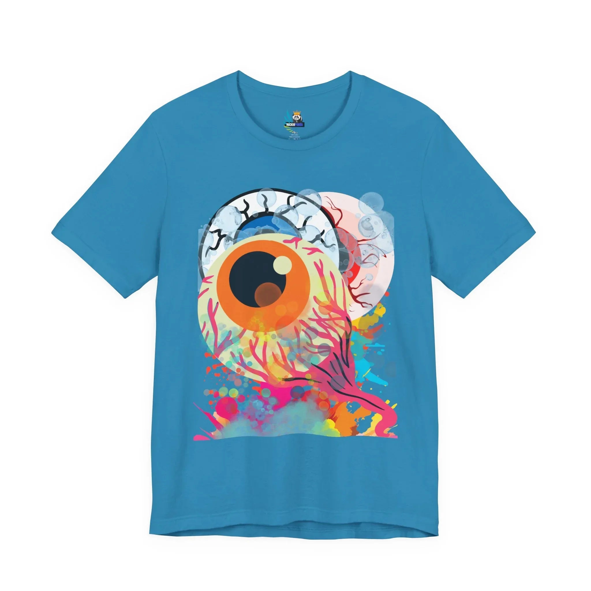Eyes in Abstract Short Sleeve Unisex Tee