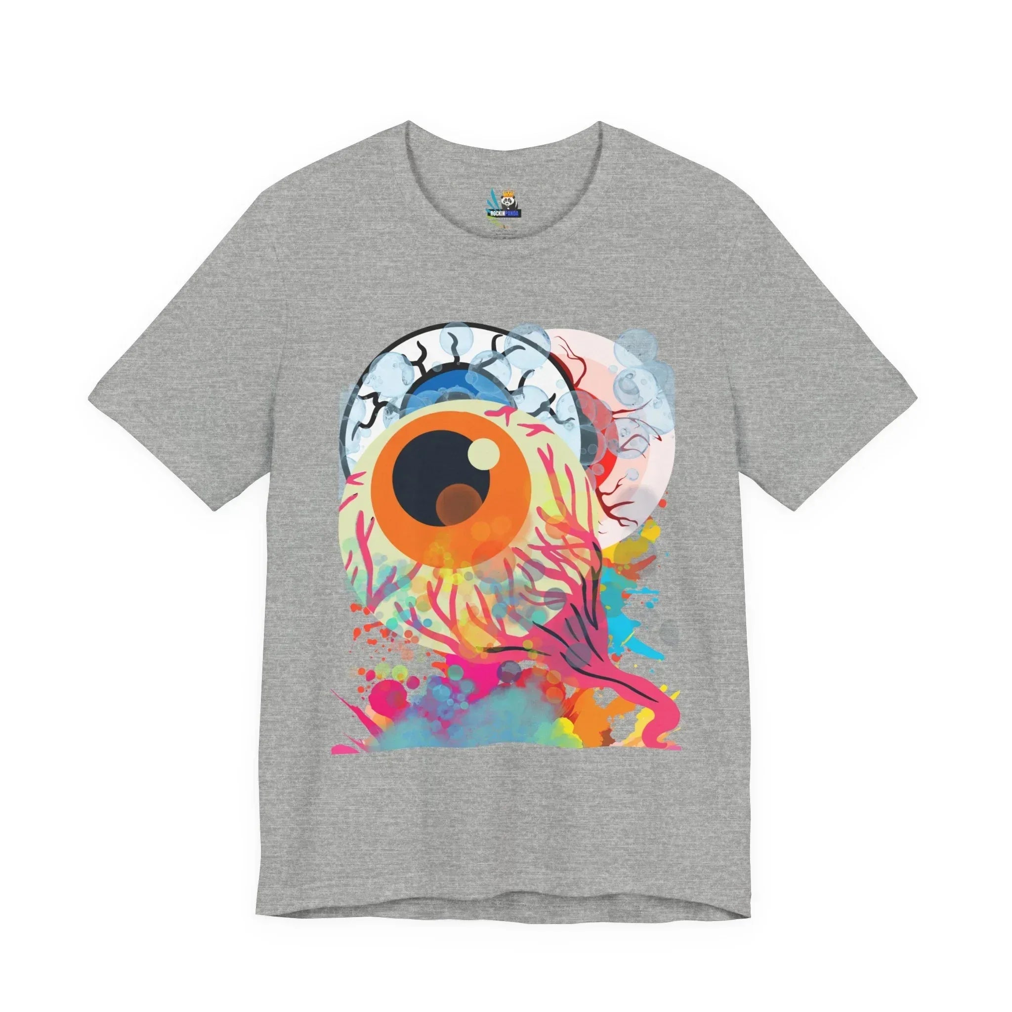 Eyes in Abstract Short Sleeve Unisex Tee