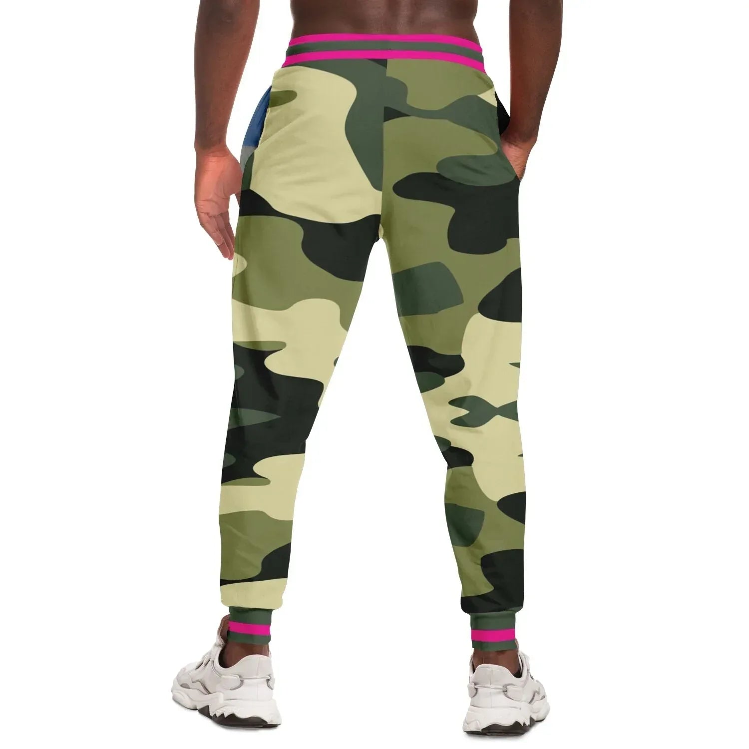 Green Marsh Camo Eco-Poly Unisex Joggers