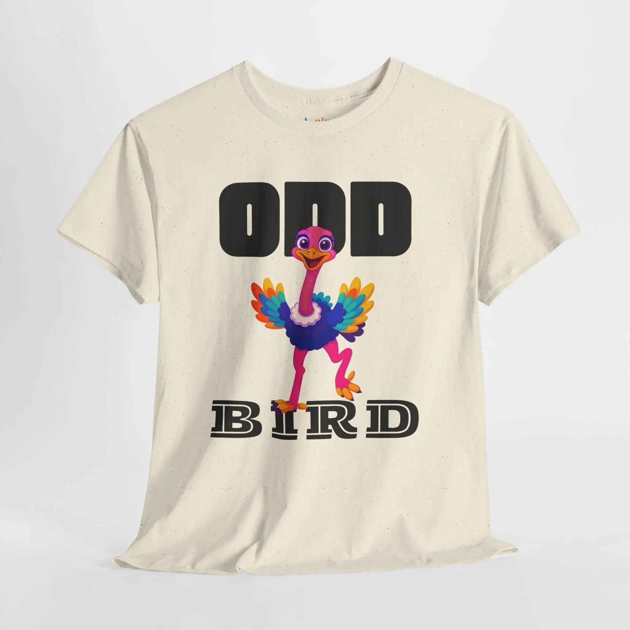 Colorful Odd Bird Heavyweight Unisex Tee