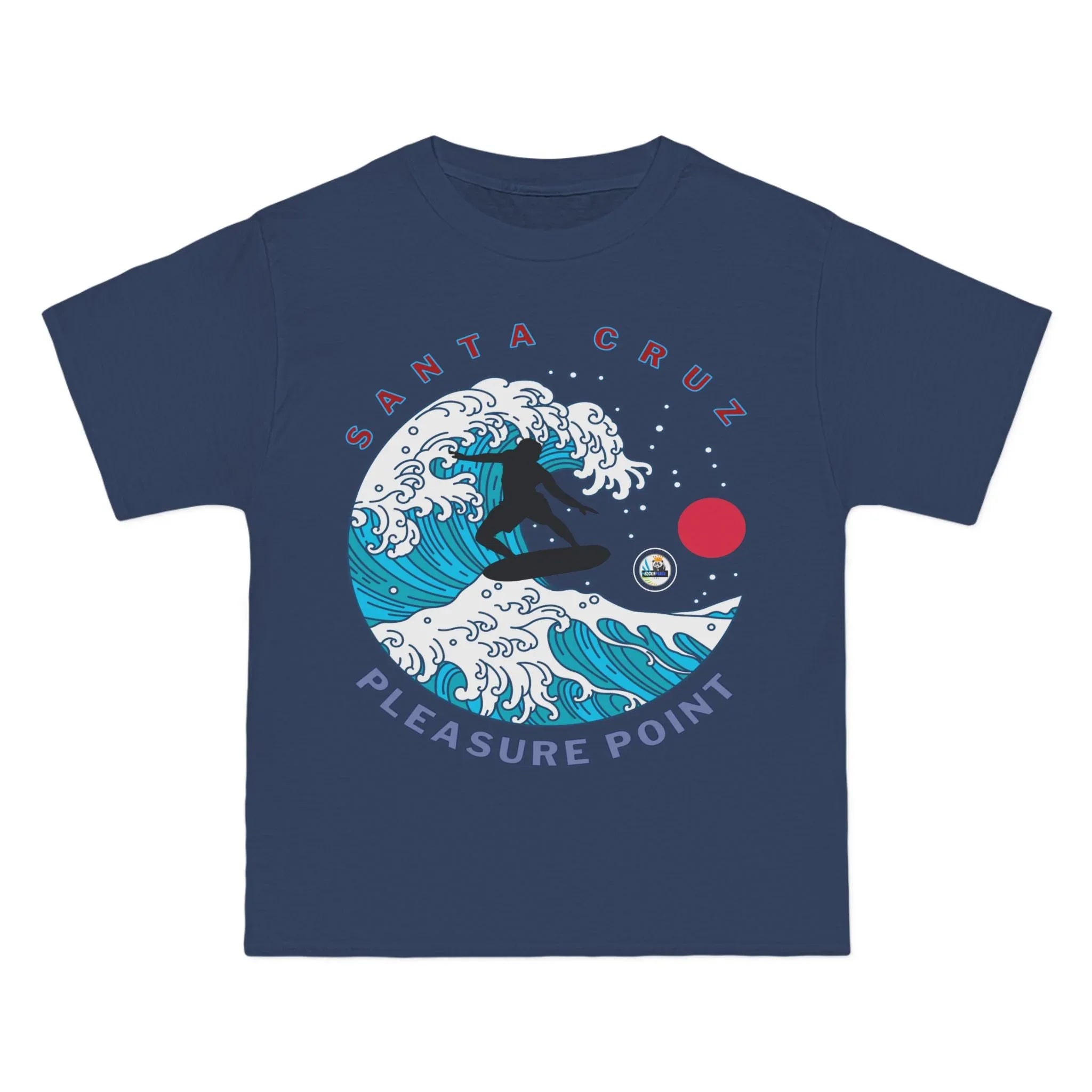Surf Pleasure Point Santa Cruz Big Waves Heavyweight Tee