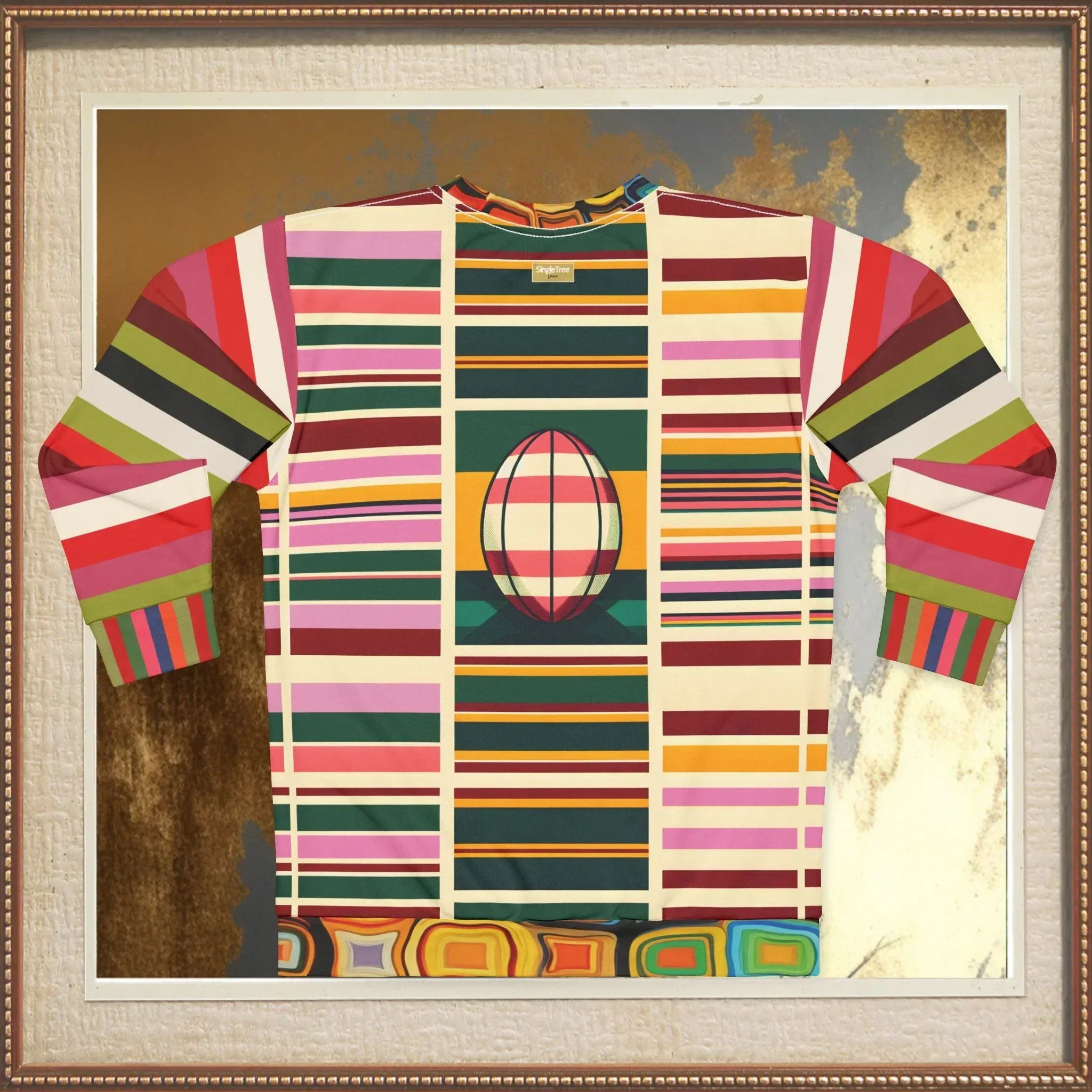 Rugby Stripe Penalty Goal Unisex Sweatshirt (Gold Label)