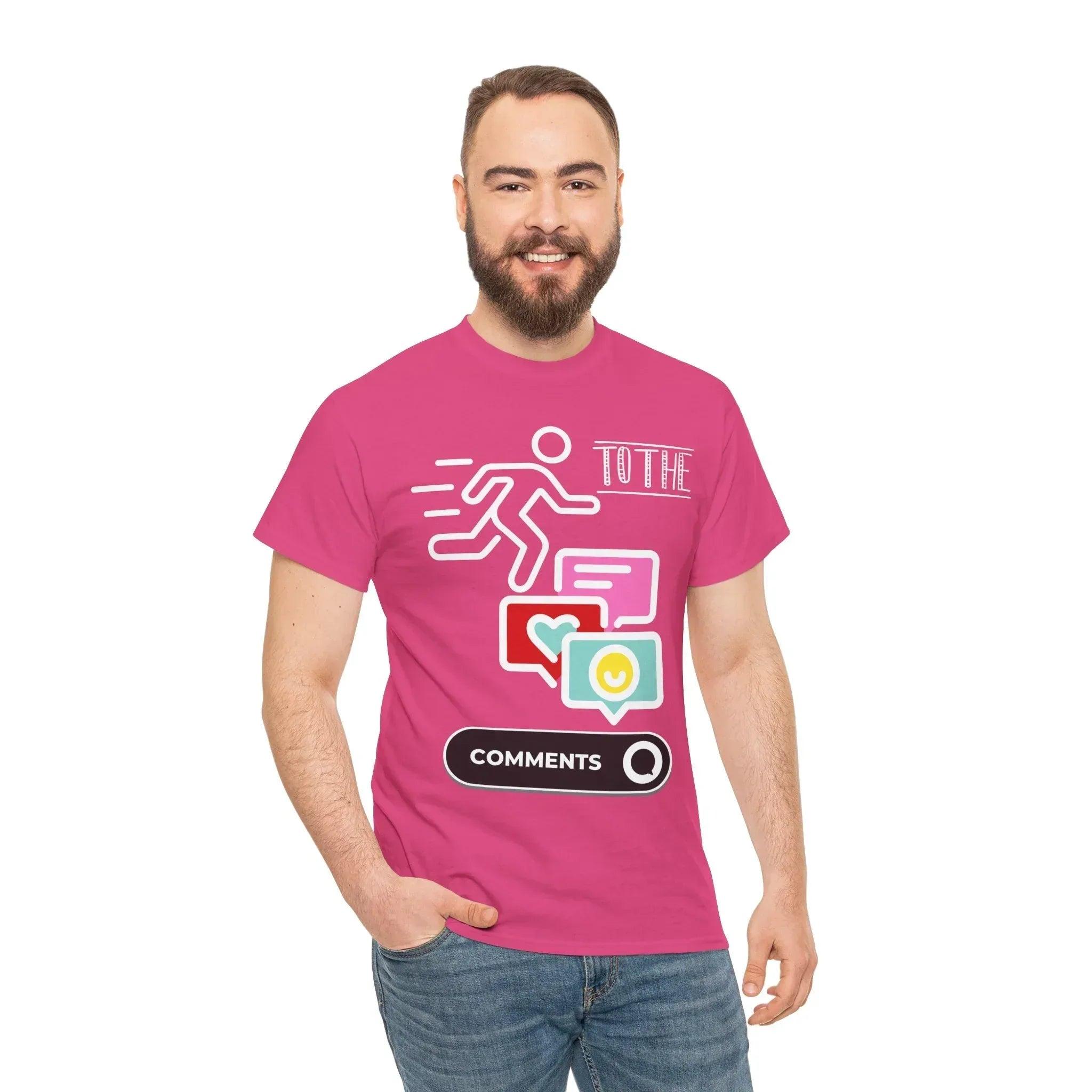 Straight to the Comments Heavyweight Unisex Tee