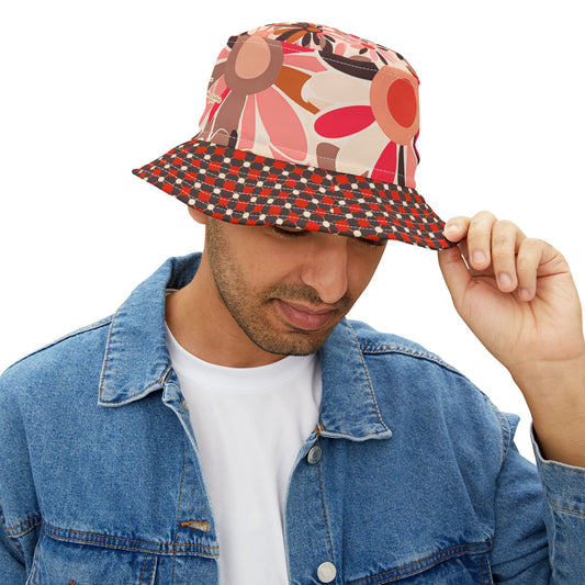 Sorbet & Spice Flower Power Vibrant Bucket Hat