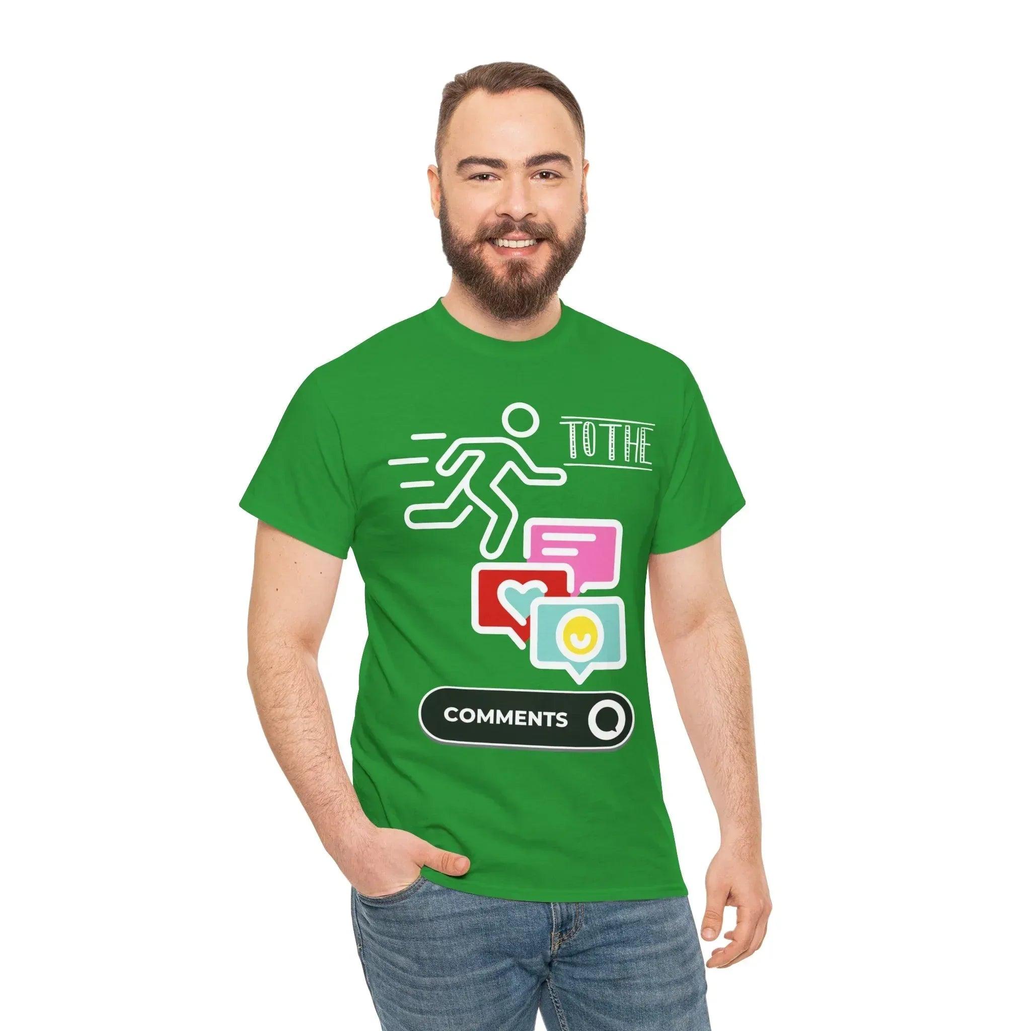 Straight to the Comments Heavyweight Unisex Tee