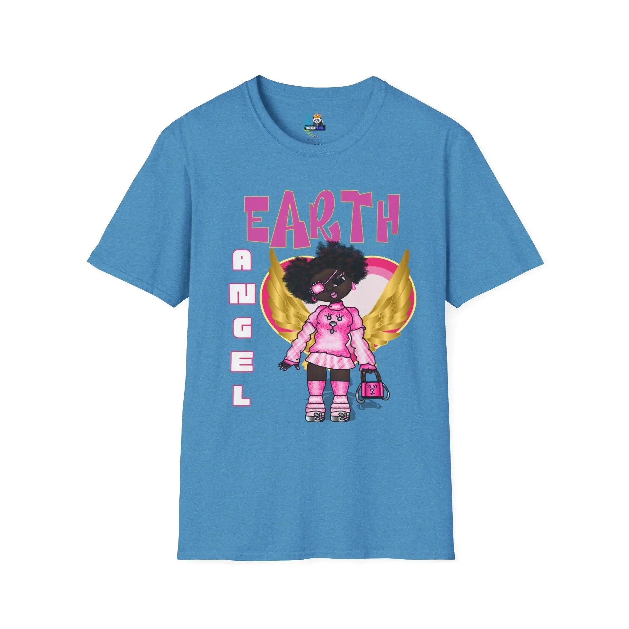Earth Angel Natural Hair Unisex Softstyle T-Shirt