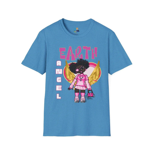 Earth Angel Natural Hair Unisex Softstyle T-Shirt