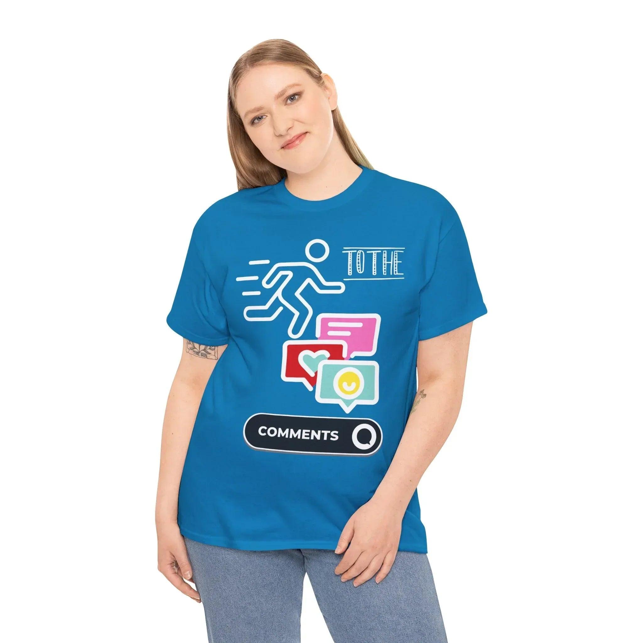 Straight to the Comments Heavyweight Unisex Tee