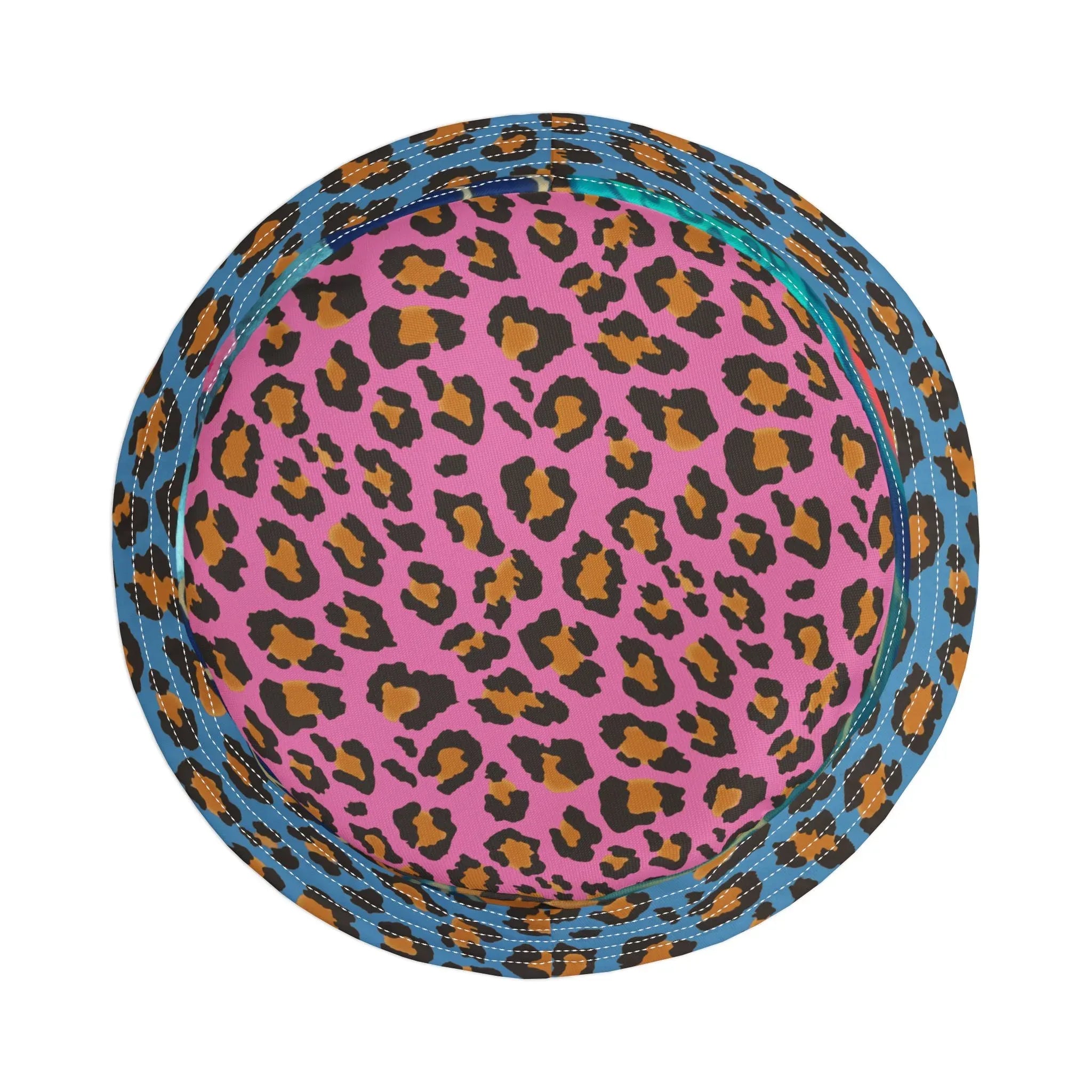 Wild Bloom Leopard Luxe Vibrant Bucket Hat