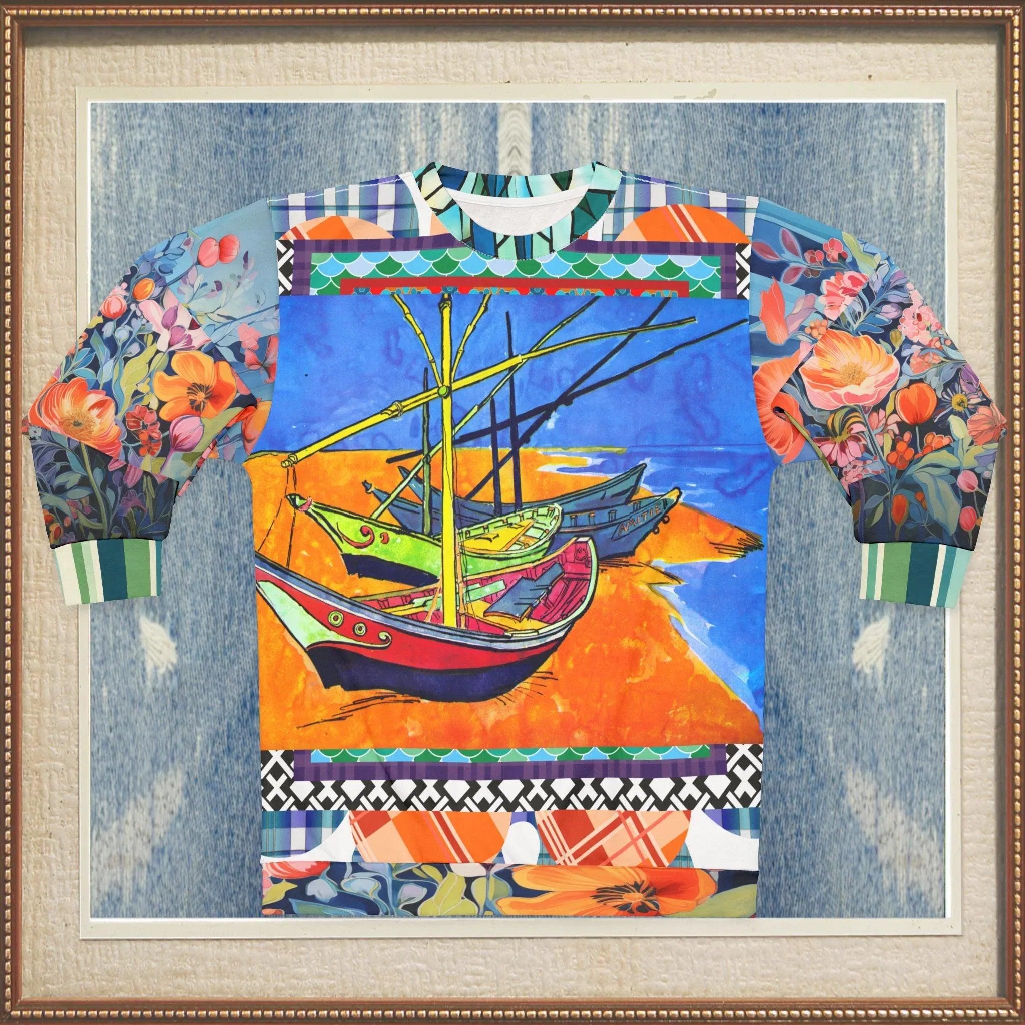 Boats of the Saint Marys - Van Gogh - Unisex Sweatshirt (Gold Label)