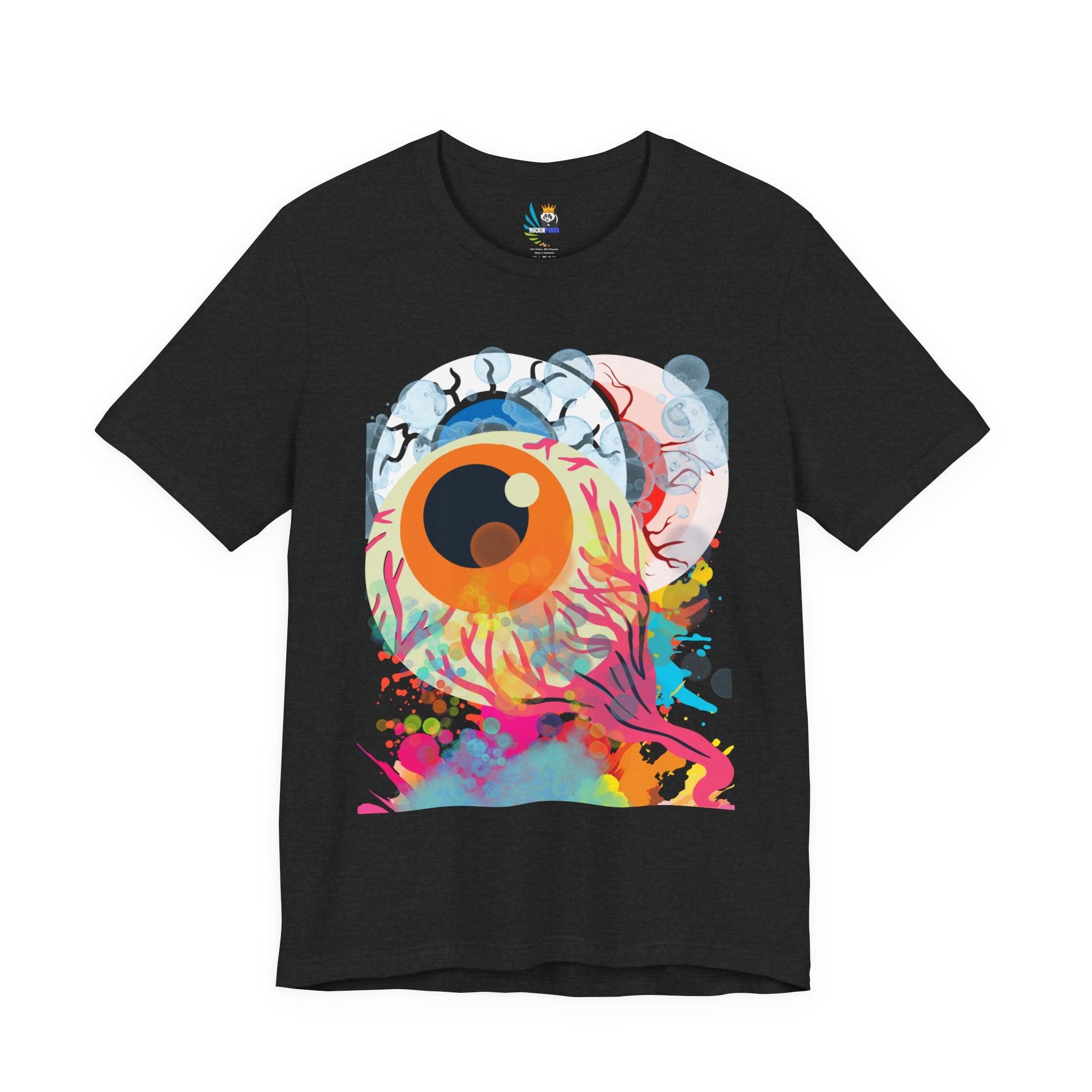 Eyes in Abstract Short Sleeve Unisex Tee