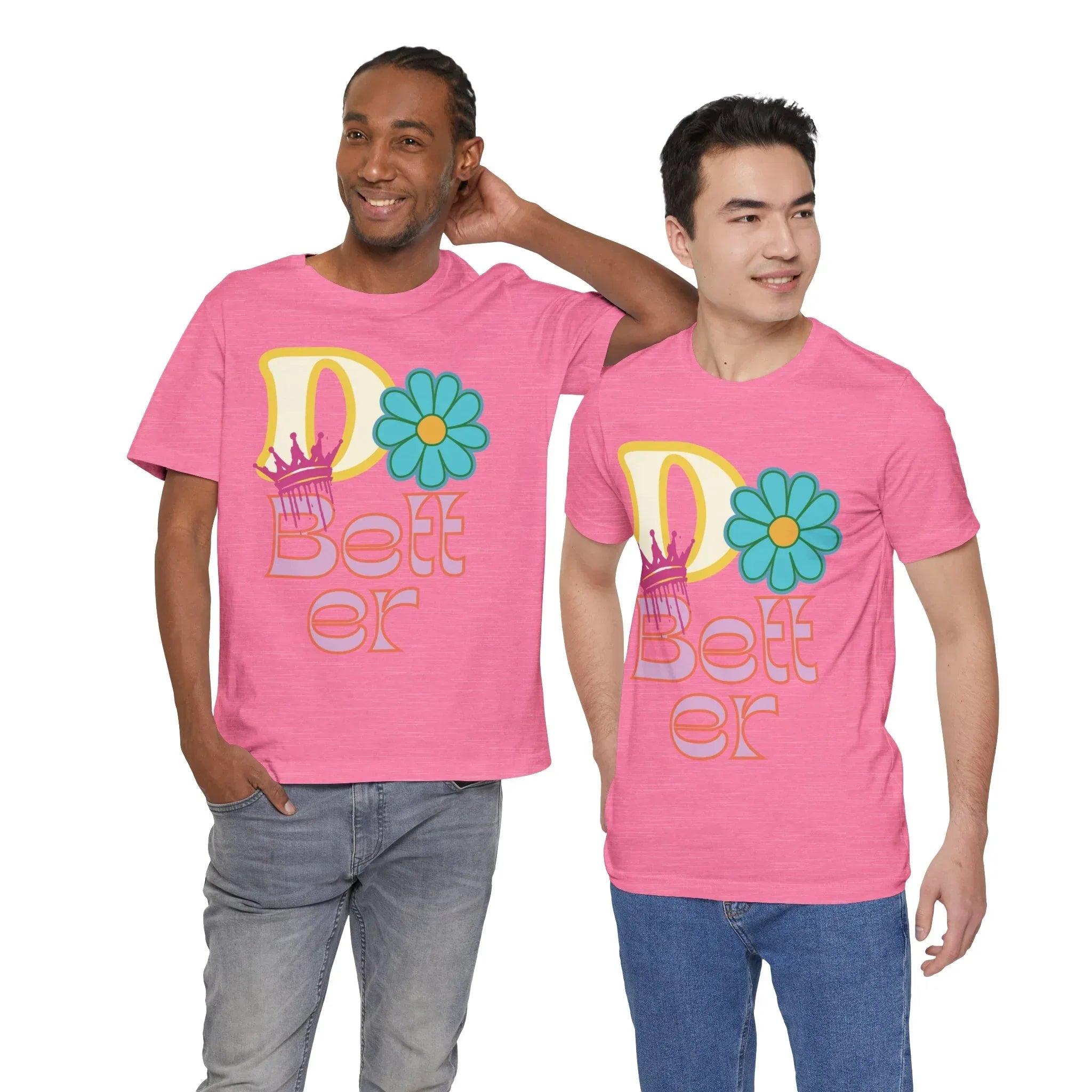 Do Better Hippie Vibe Floral Short Sleeve Tee