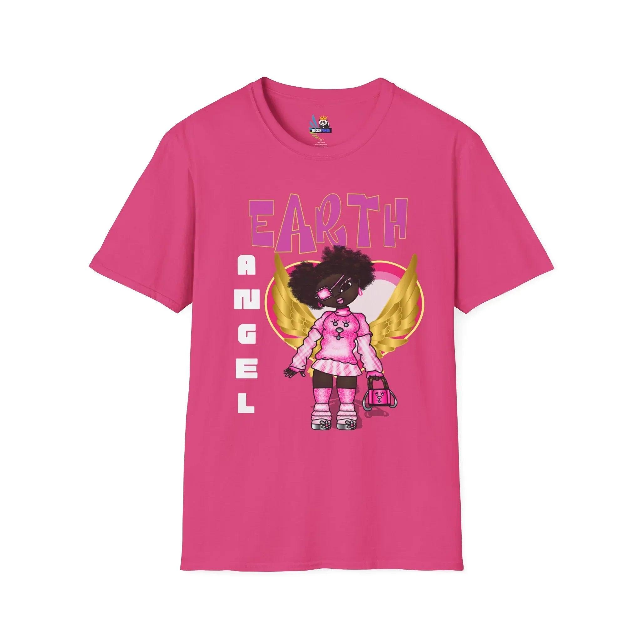 Earth Angel Natural Hair Unisex Softstyle T-Shirt