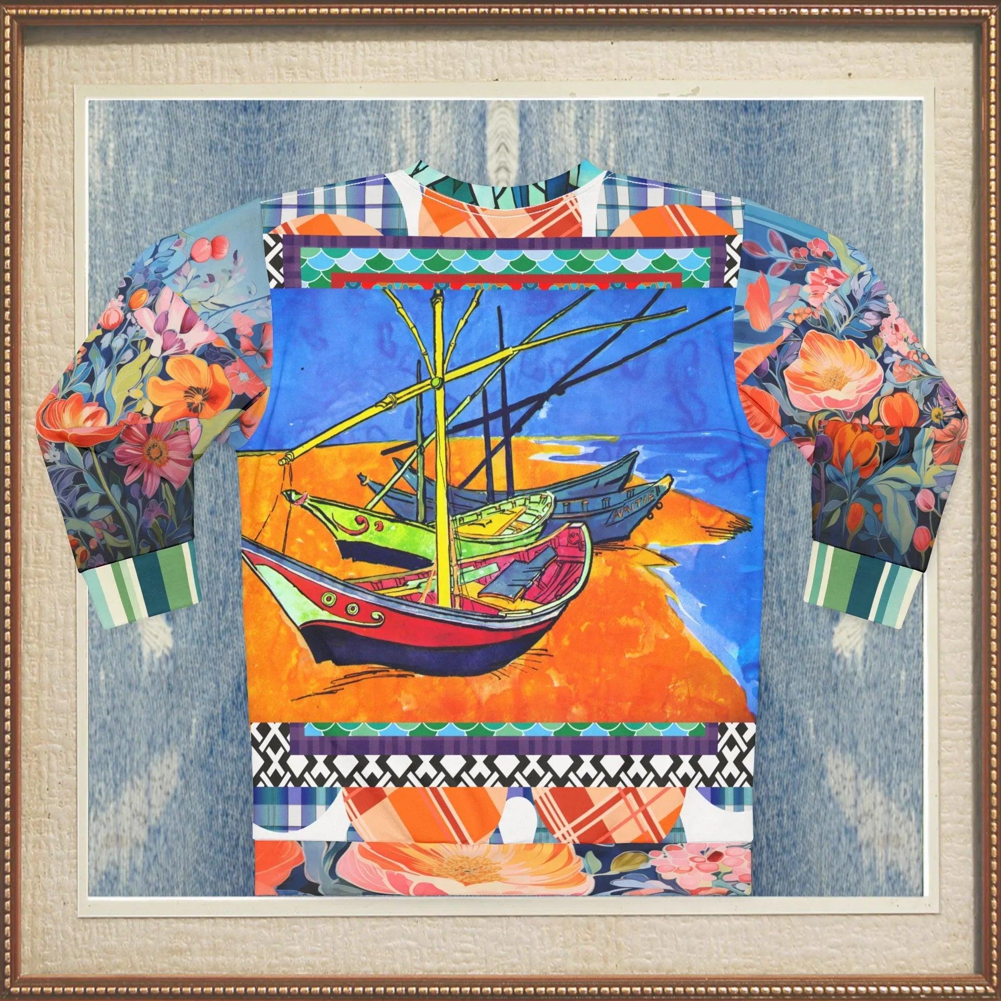 Boats of the Saint Marys - Van Gogh - Unisex Sweatshirt (Gold Label)
