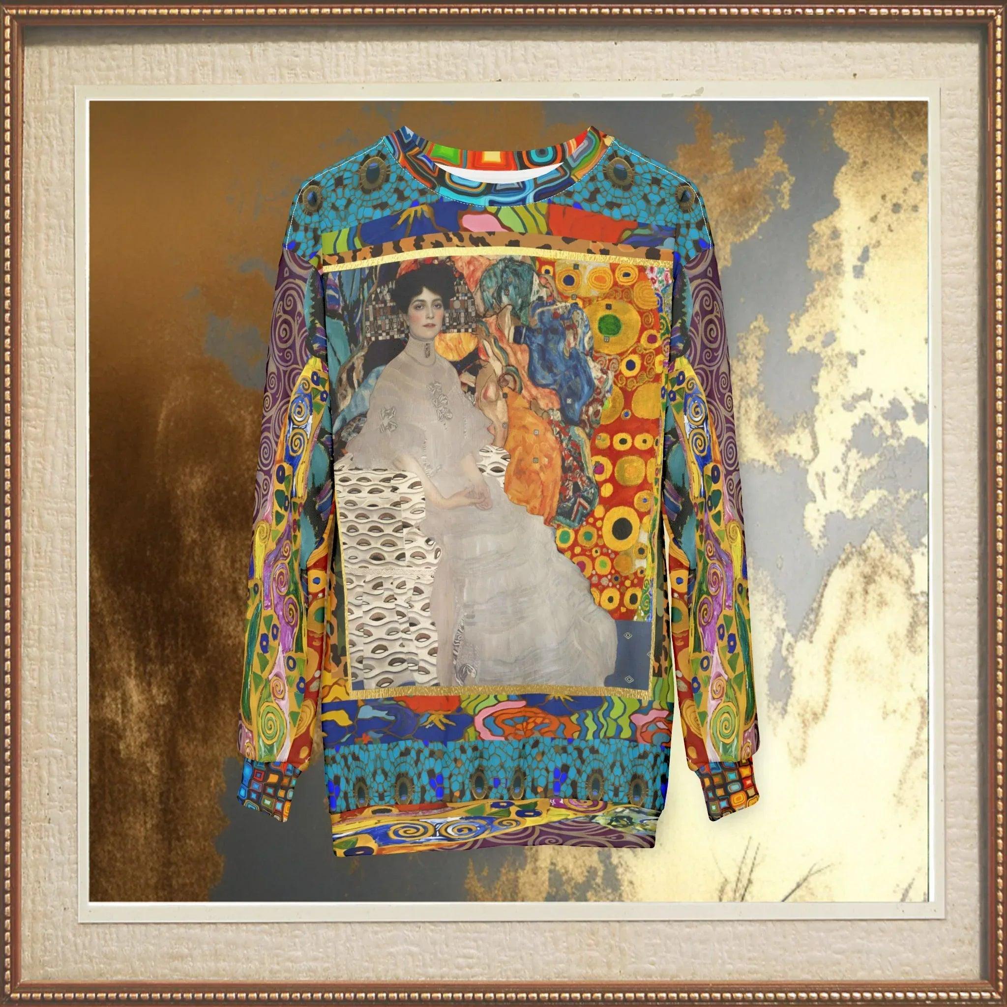 Call Me Fritza - Klimt - Art Deco Print Unisex Sweatshirt (Gold Label)