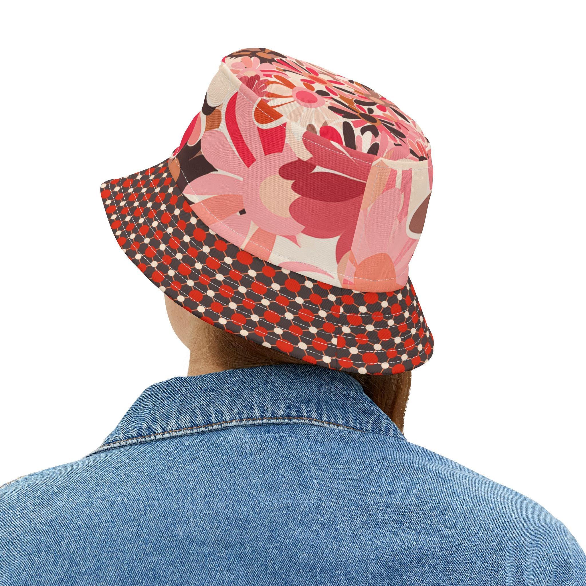 Sorbet & Spice Flower Power Vibrant Bucket Hat