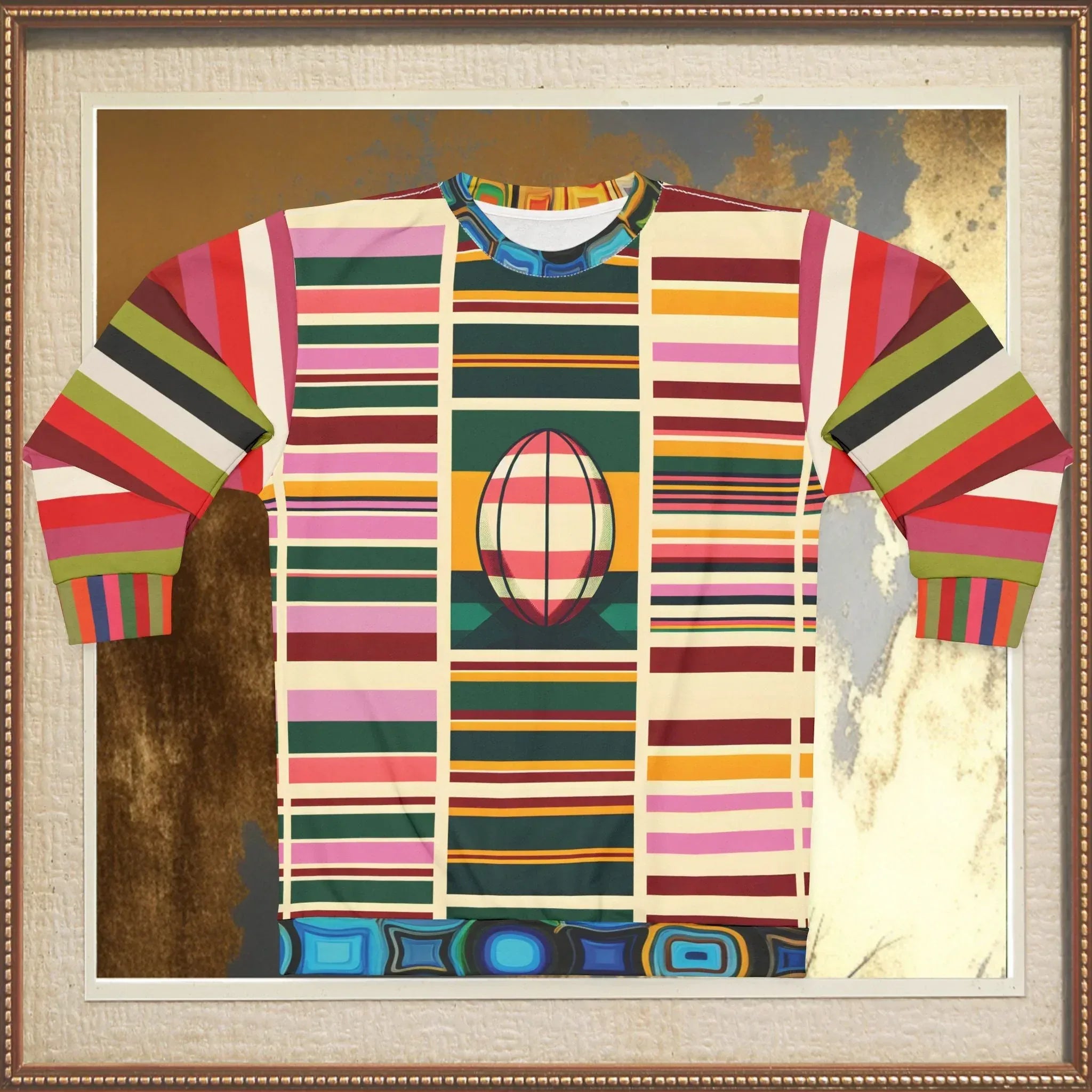 Rugby Stripe Penalty Goal Unisex Sweatshirt (Gold Label)