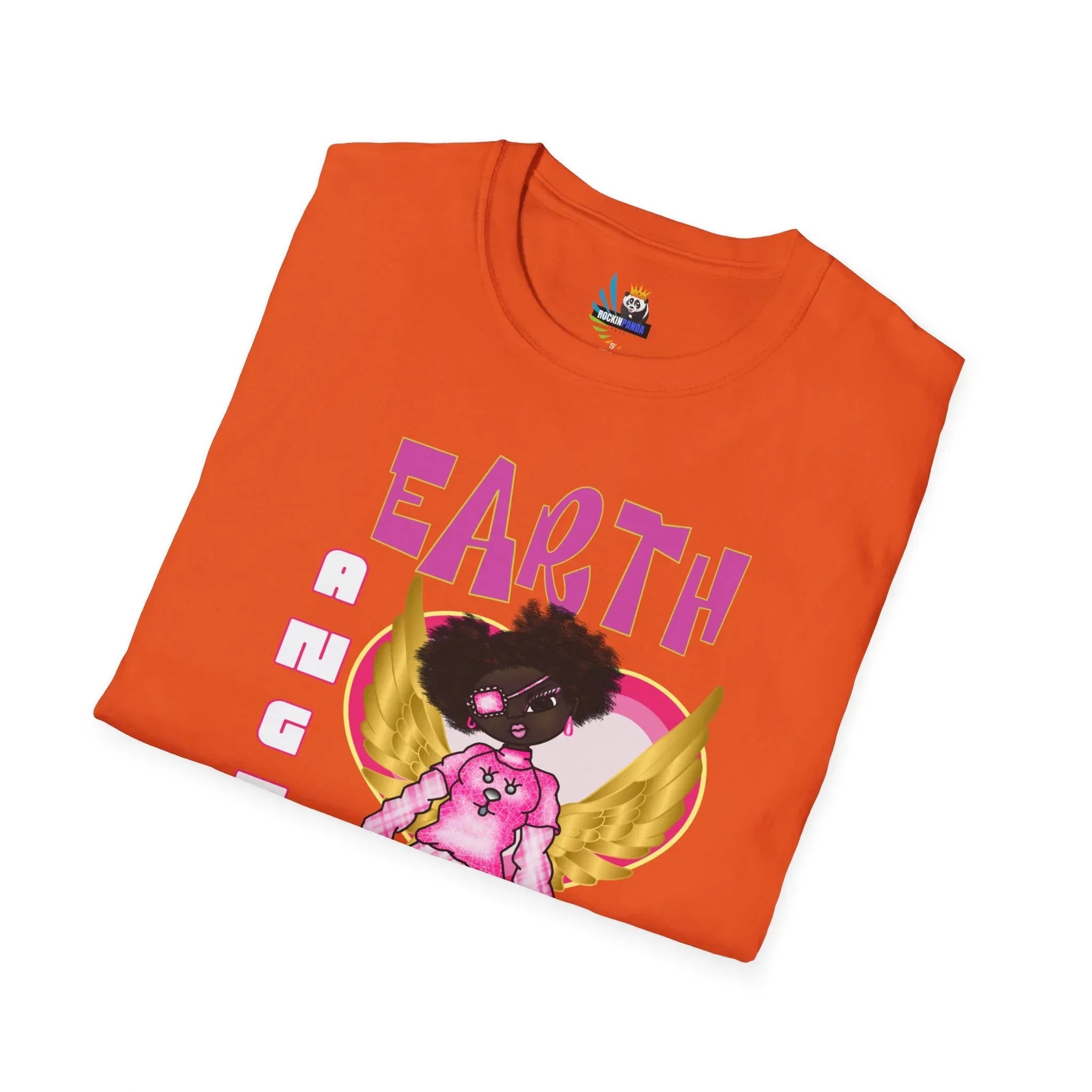 Earth Angel Natural Hair Unisex Softstyle T-Shirt