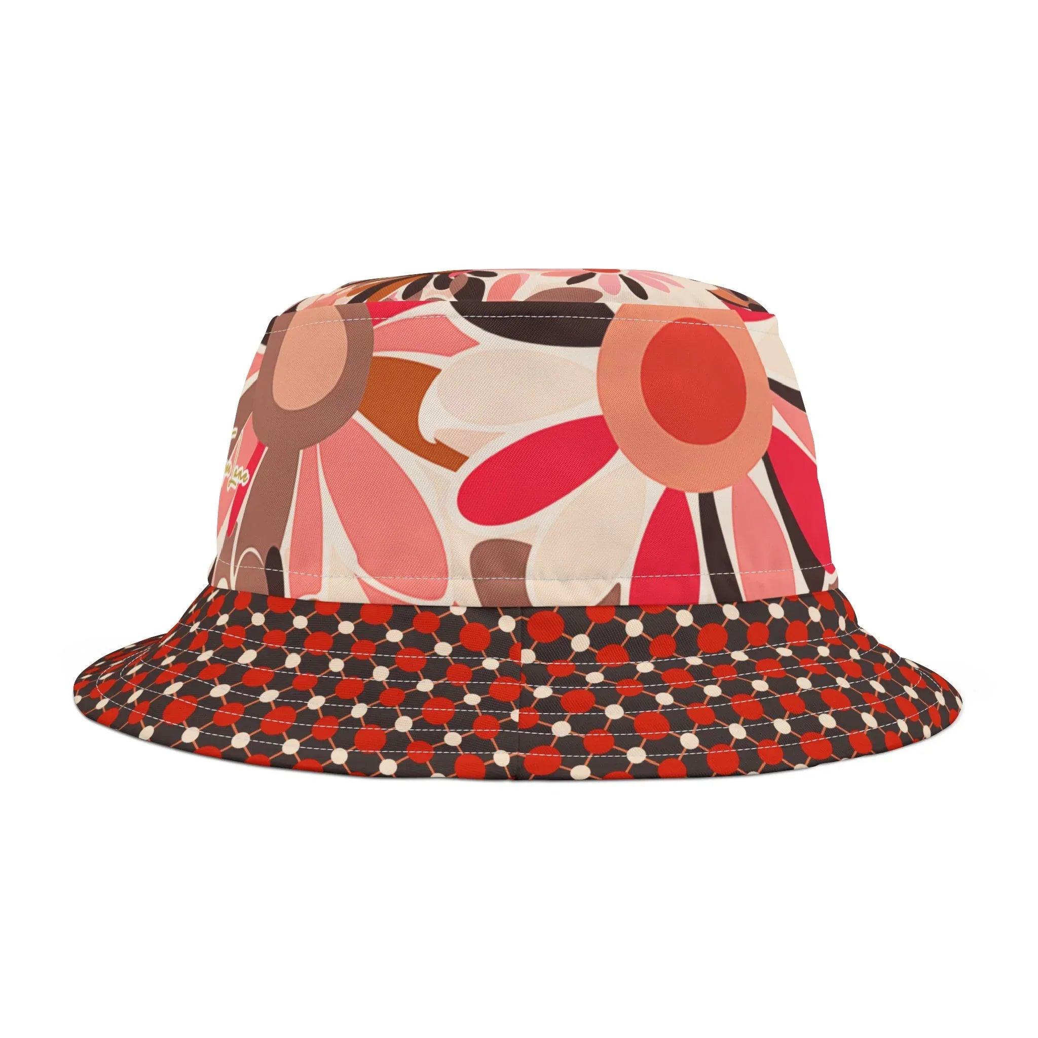 Sorbet & Spice Flower Power Vibrant Bucket Hat