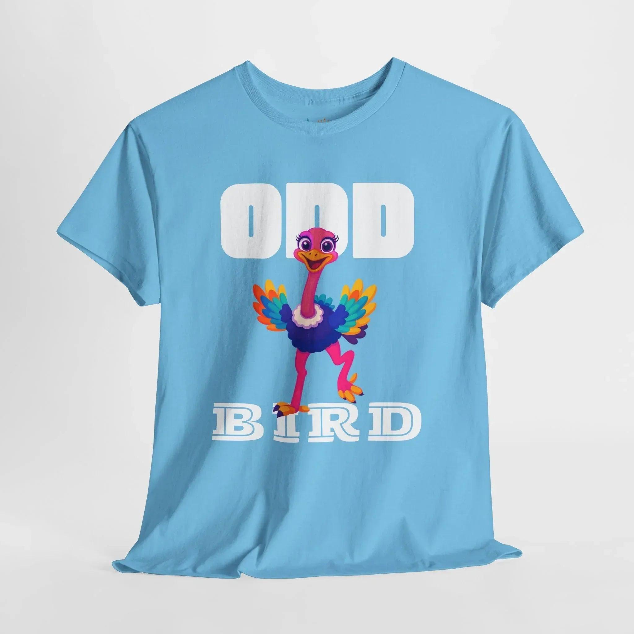 Colorful Odd Bird Heavyweight Unisex Tee