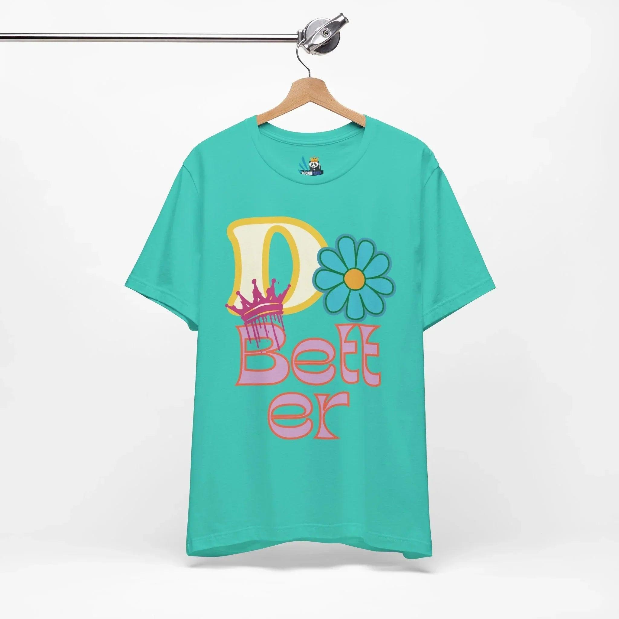 Do Better Hippie Vibe Floral Short Sleeve Tee