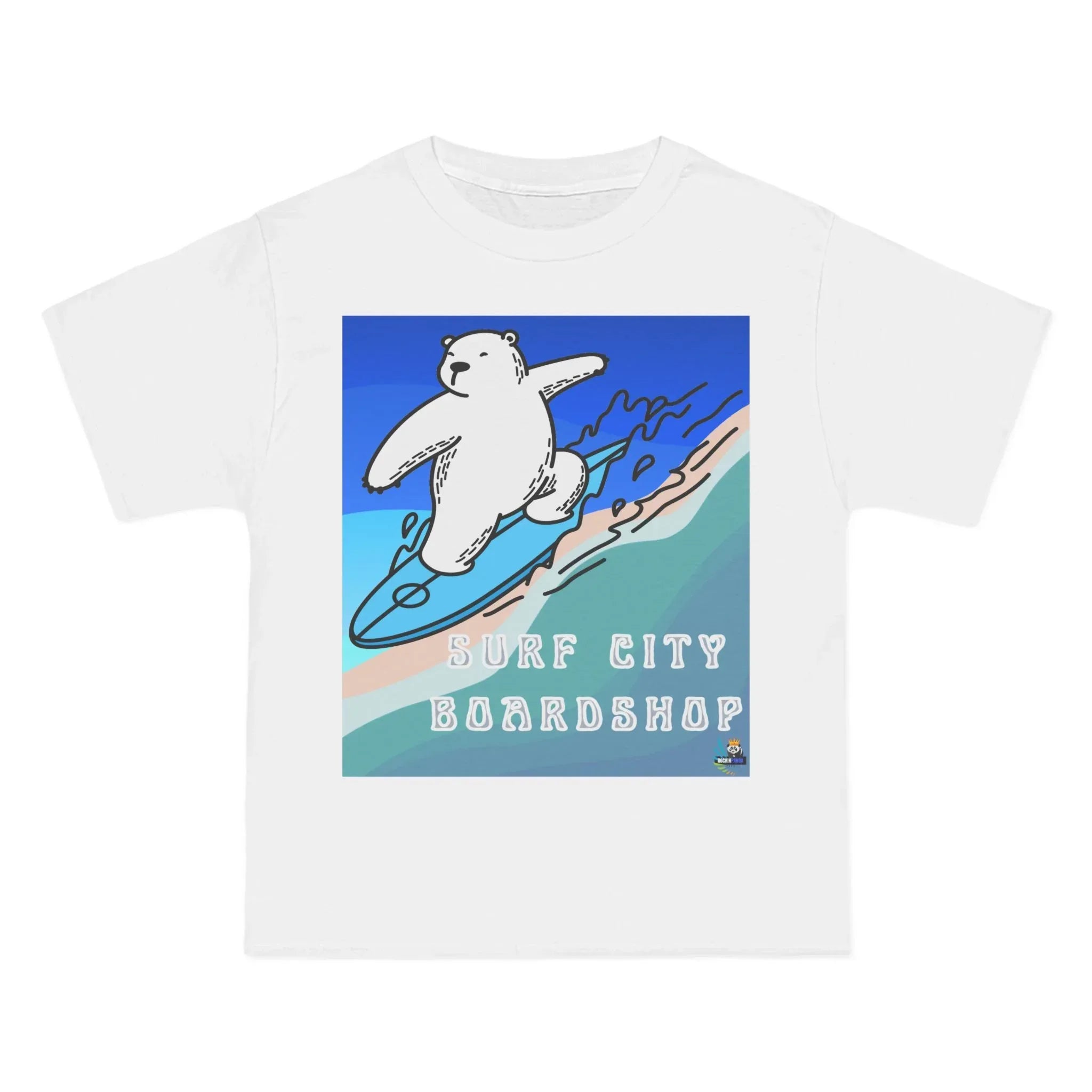 Surf City Boardshop Polar Bear Mascot Heavyweight Tee