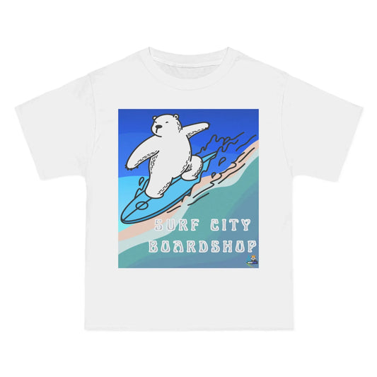Surf City Boardshop Polar Bear Mascot Heavyweight Tee