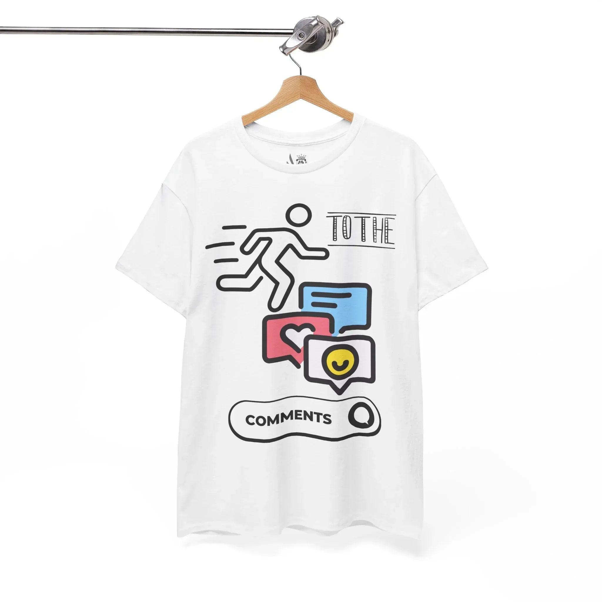 Straight to the Comments Heavyweight Unisex Tee
