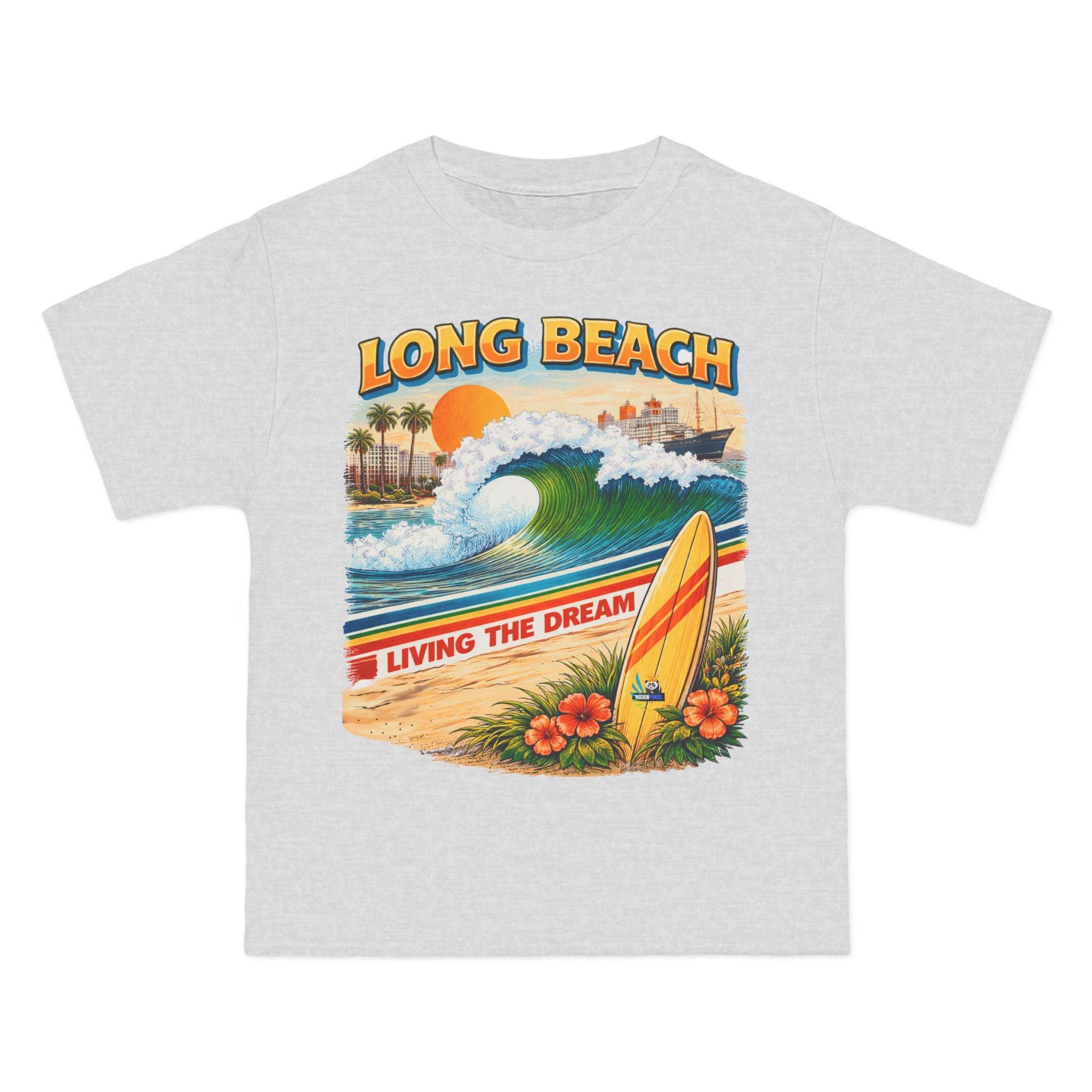 Long Beach Living the Dream - Vintage Edition - Heavyweight Tee