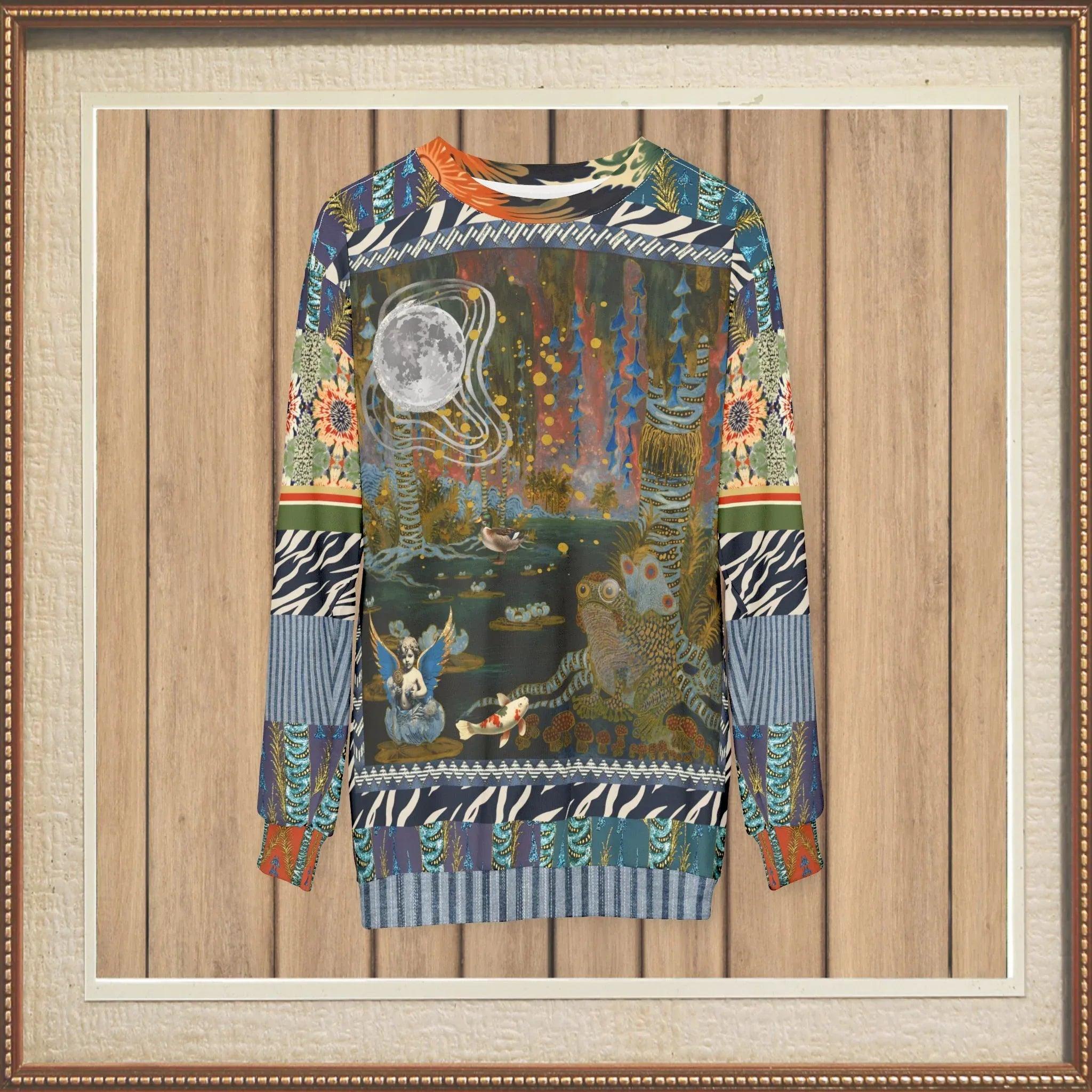 Wiosna Waterway in Deco Fantasy - Janoszanka - Unisex Sweatshirt (Gold Label)