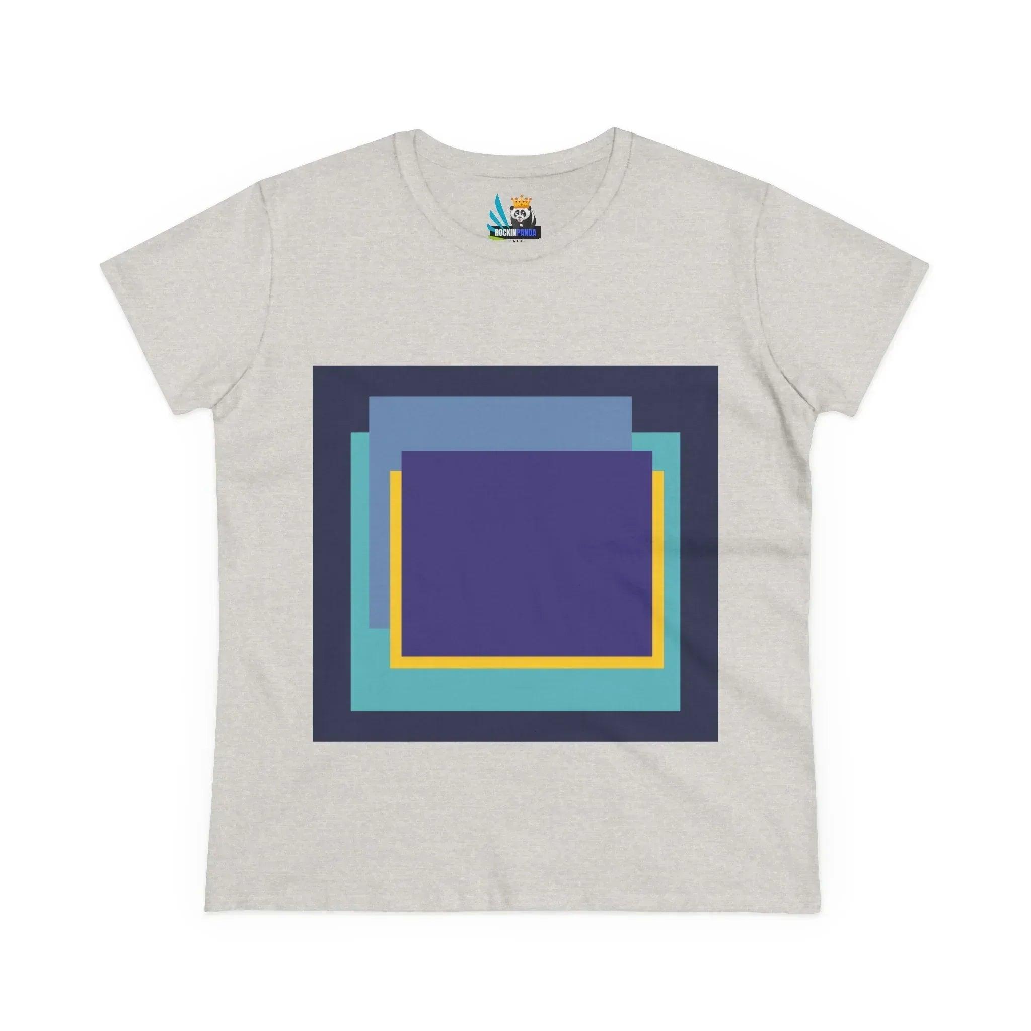 My Life in Purple Squares Cubed Contemporary Art Design Women&