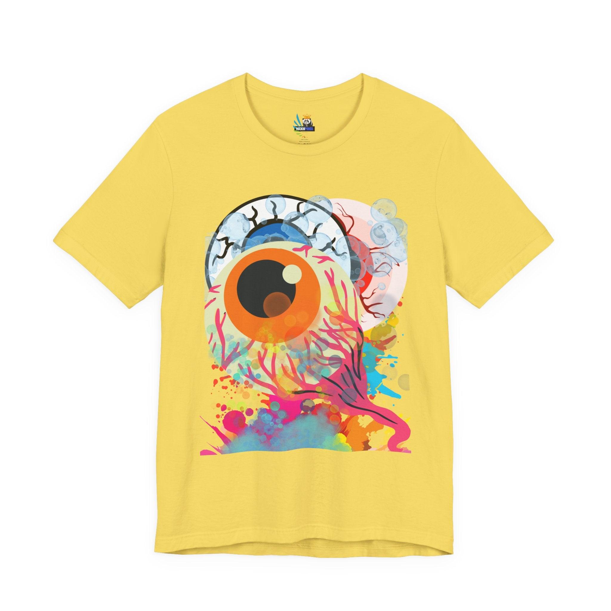 Eyes in Abstract Short Sleeve Unisex Tee