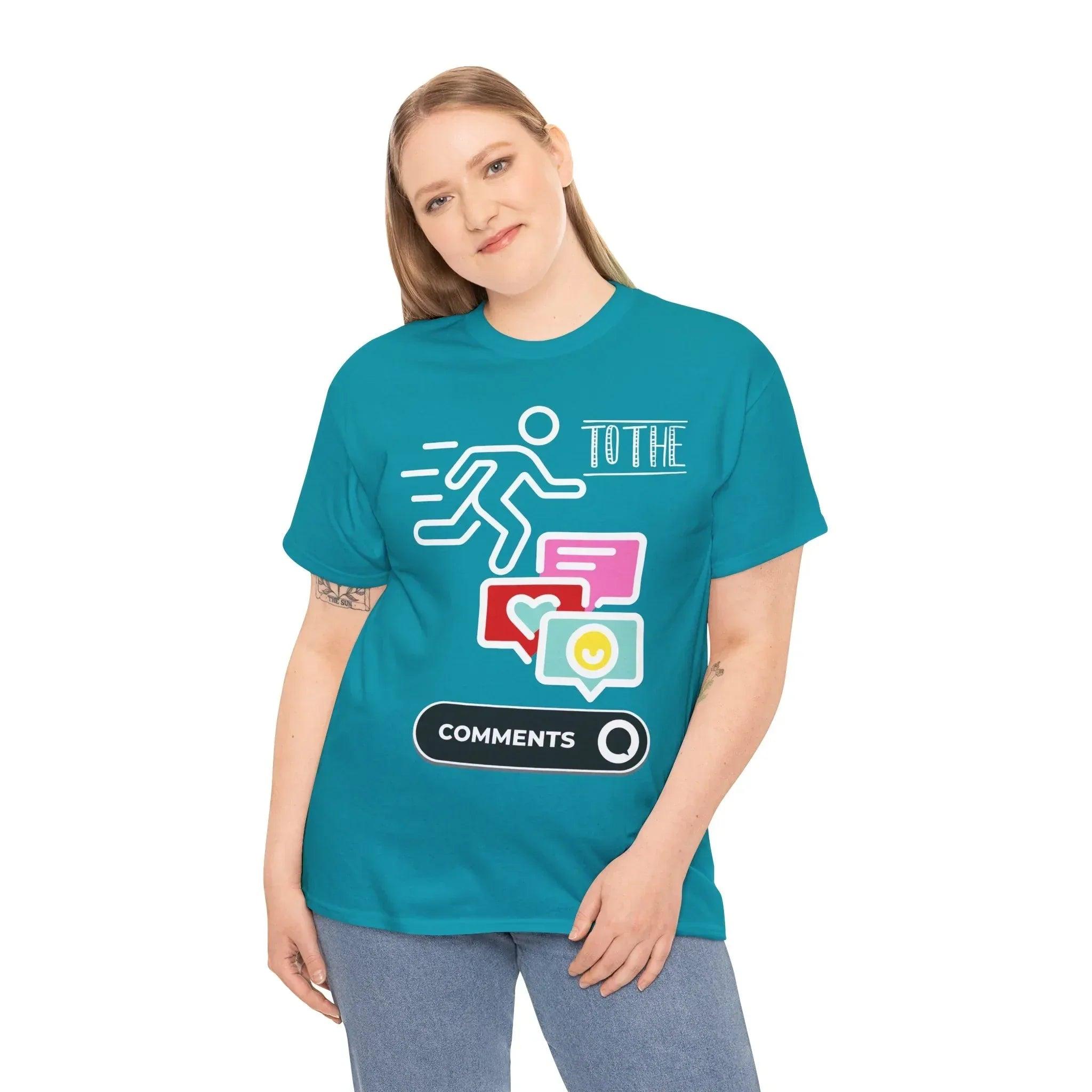 Straight to the Comments Heavyweight Unisex Tee