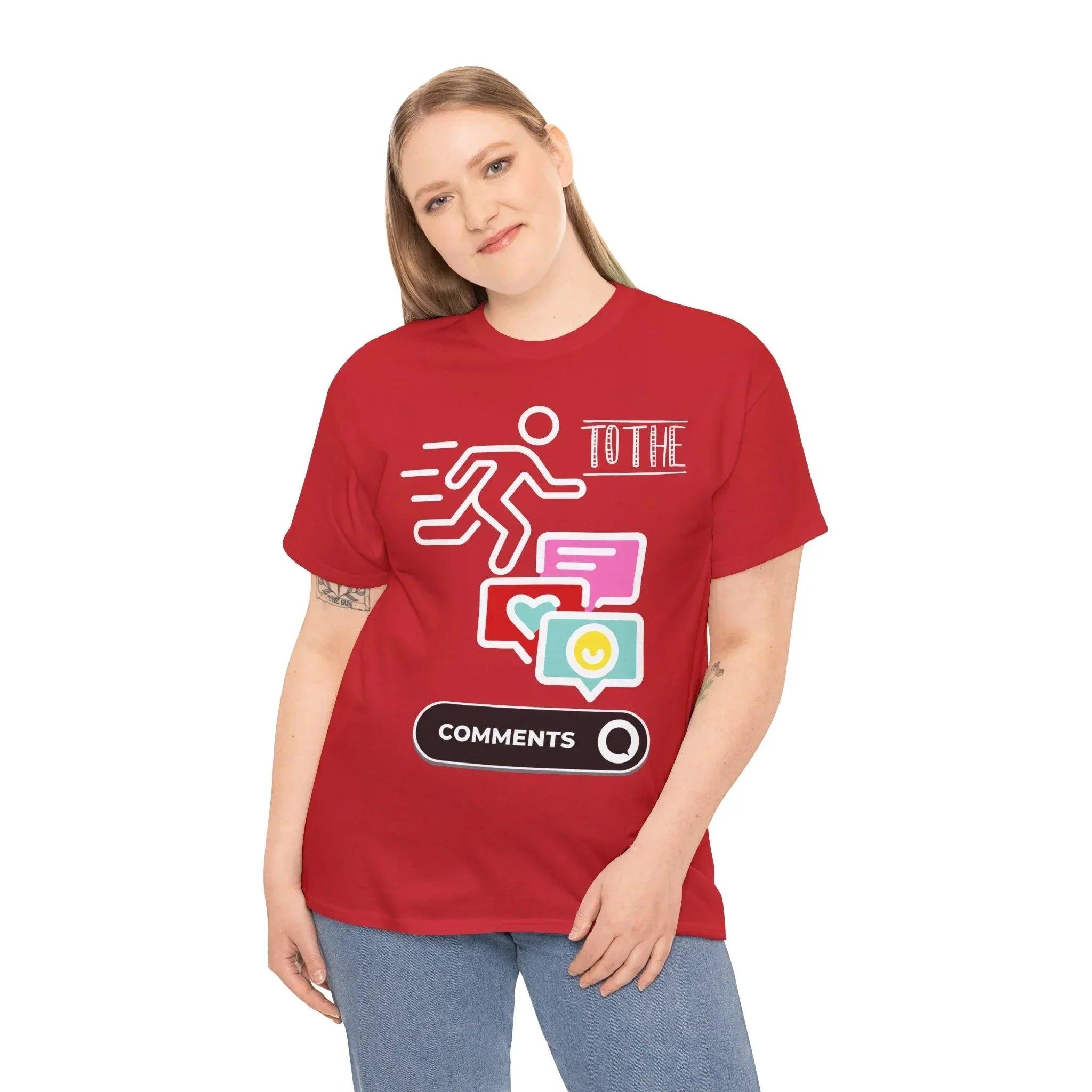 Straight to the Comments Heavyweight Unisex Tee