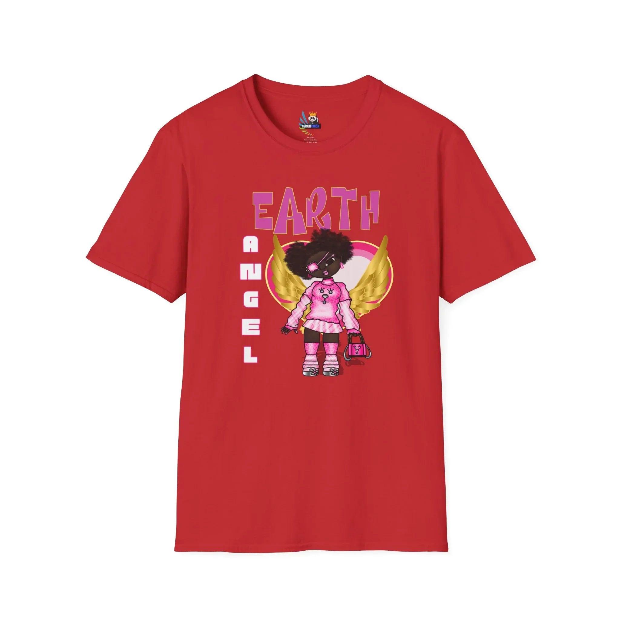 Earth Angel Natural Hair Unisex Softstyle T-Shirt