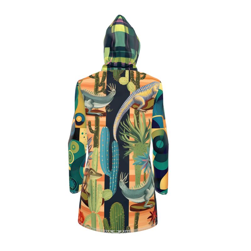 Tucson Desert Life Womens Hooded Rain Jacket