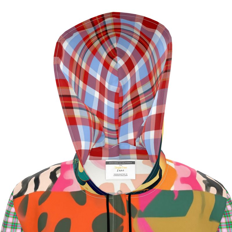 Wild Side Garden Party Womens Hooded Rain Jacket