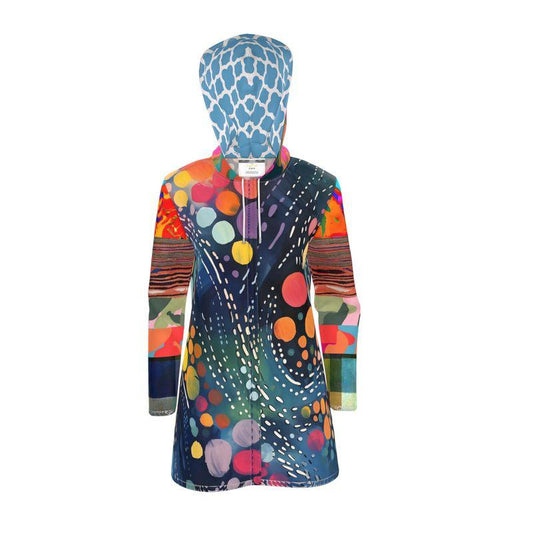 Blue Splendor of the Universe Womens Hooded Rain Jacket