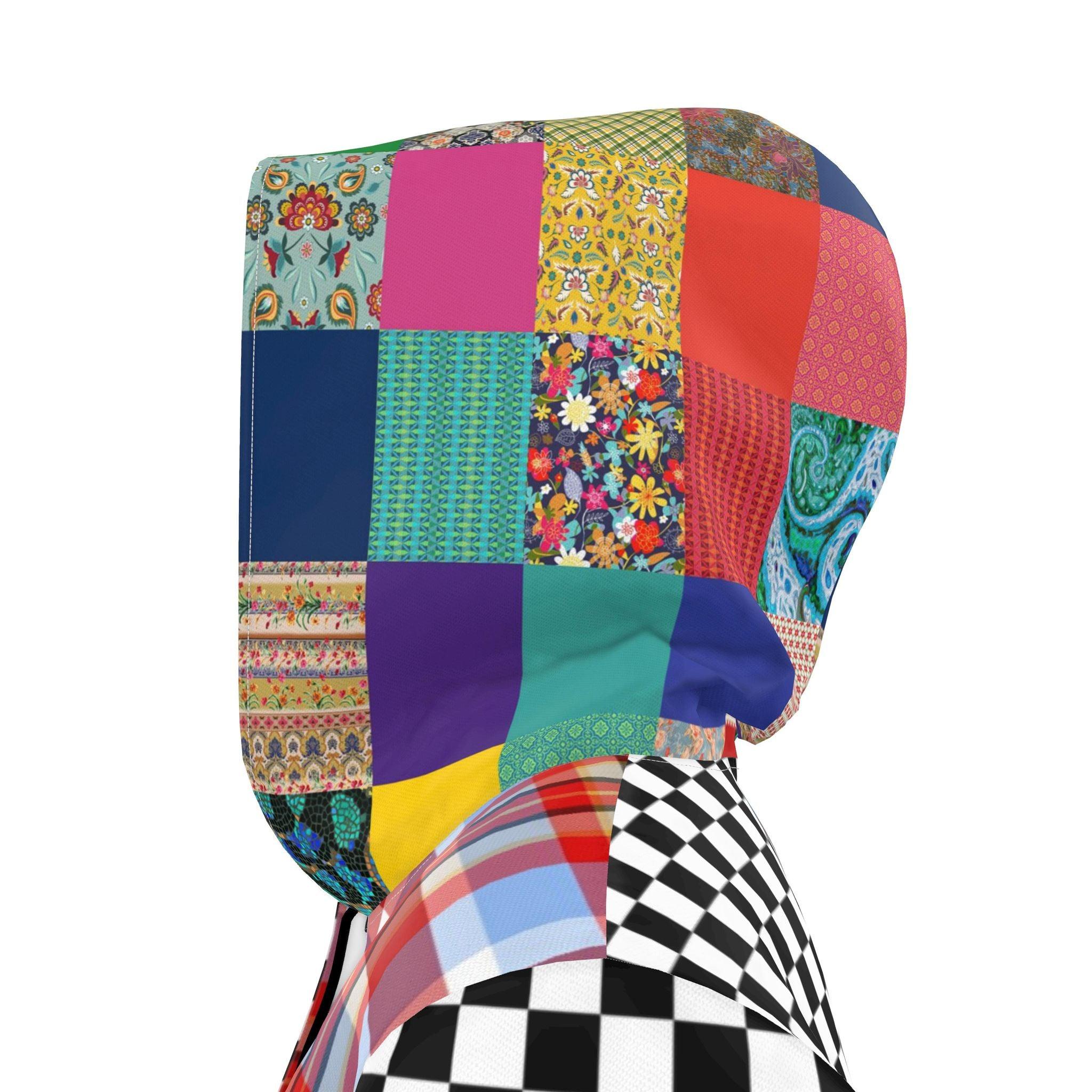 Check Me Out Plaid Womens Hooded Rain Jacket