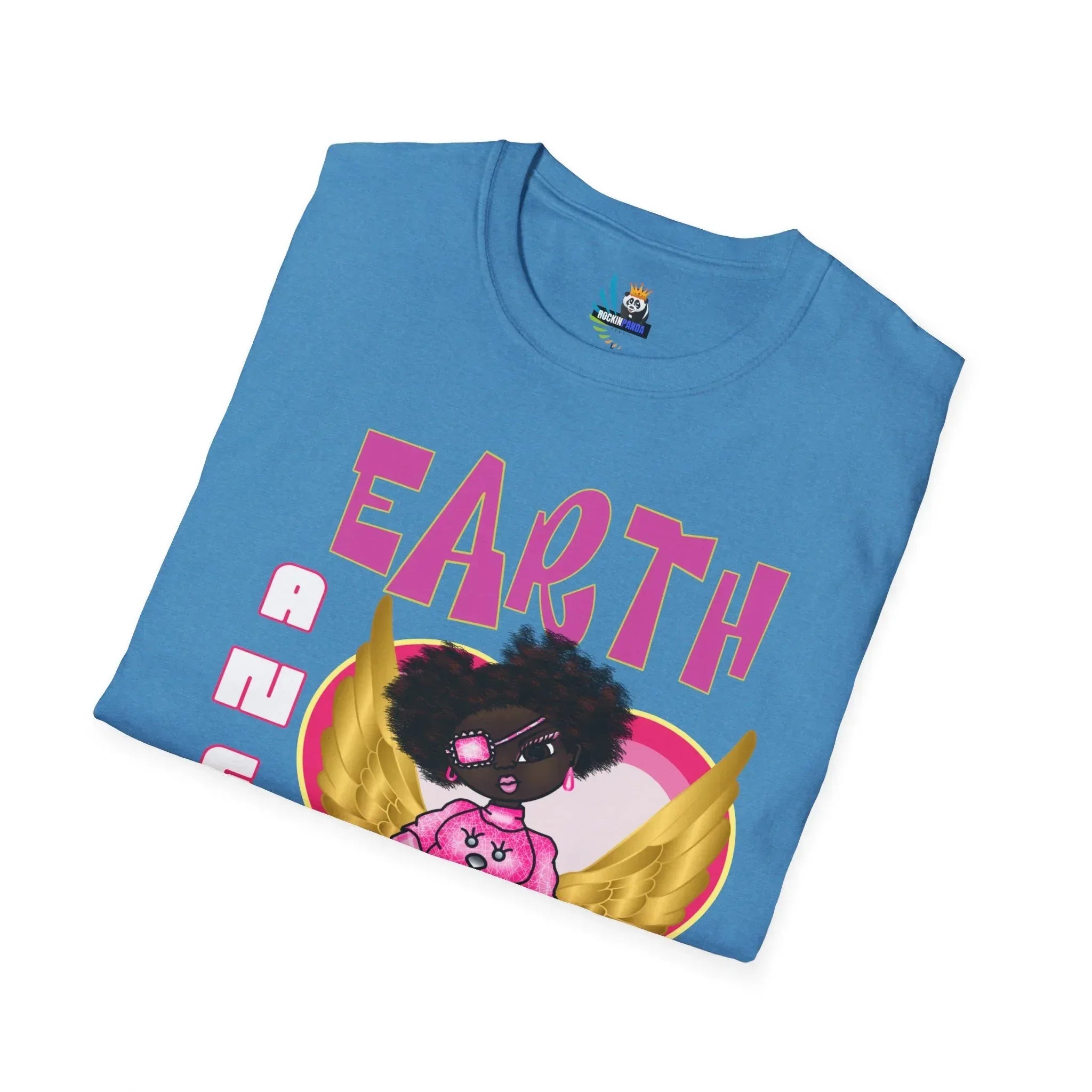 Earth Angel Natural Hair Unisex Softstyle T-Shirt