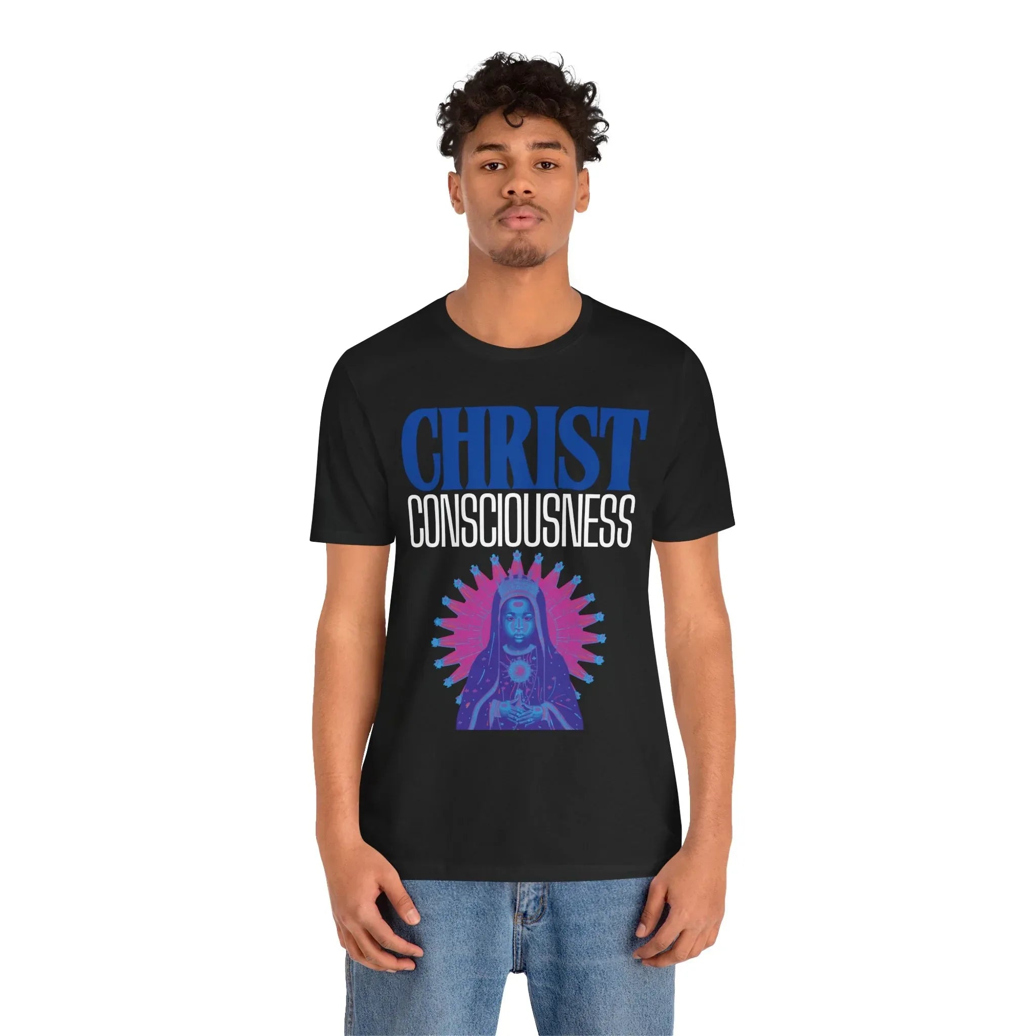 Christ Consciousness - Black Baby Jesus Short Sleeve Unisex Tee