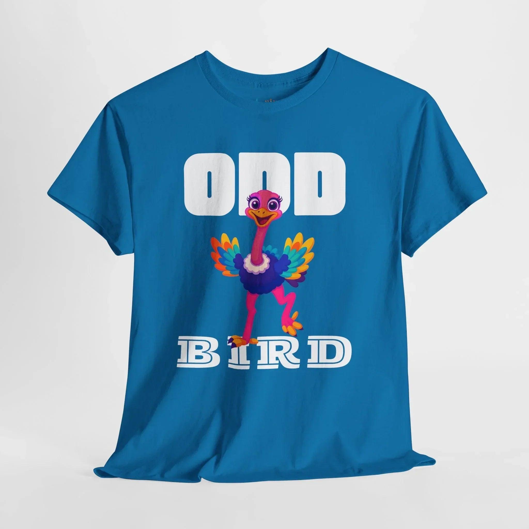 Colorful Odd Bird Heavyweight Unisex Tee