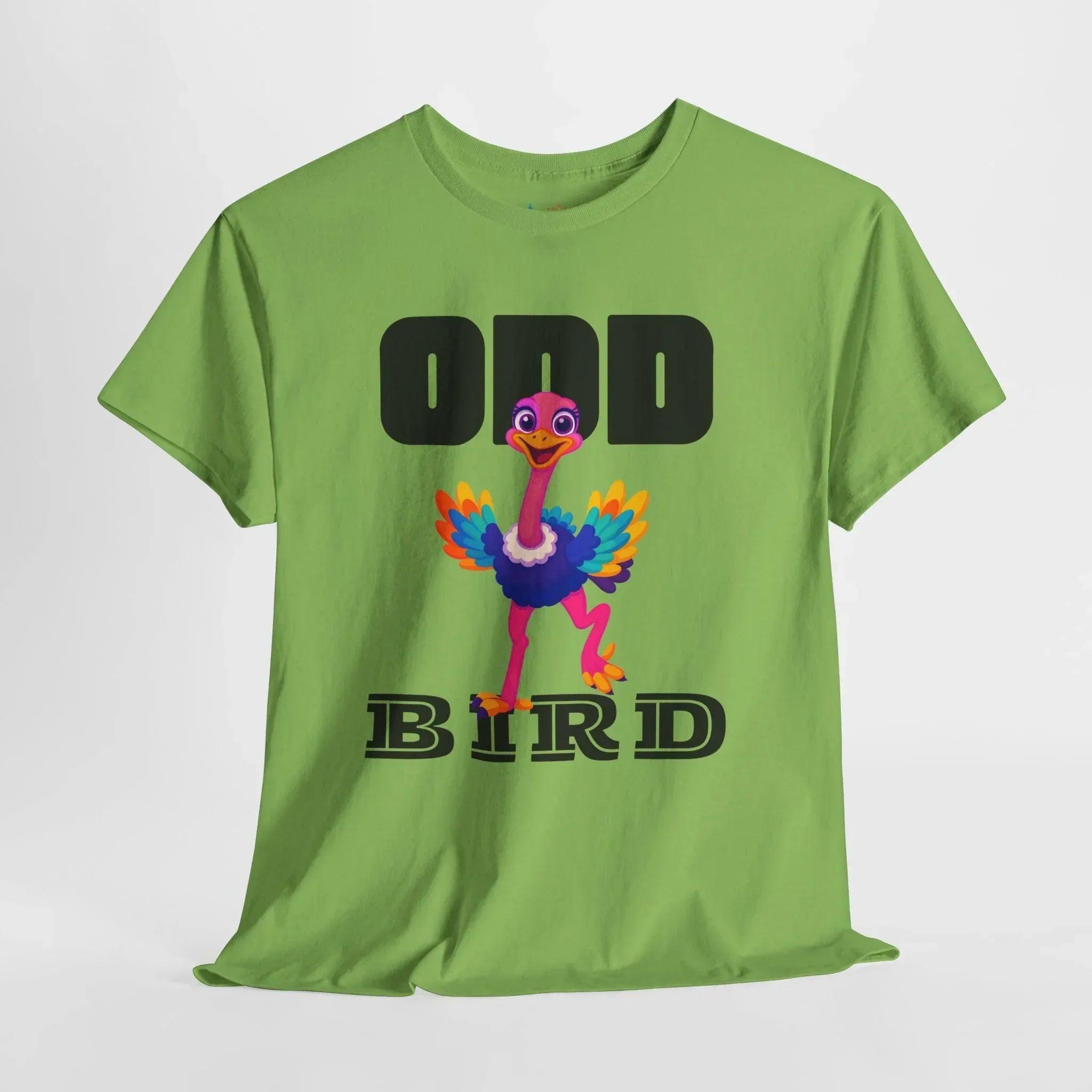 Colorful Odd Bird Heavyweight Unisex Tee