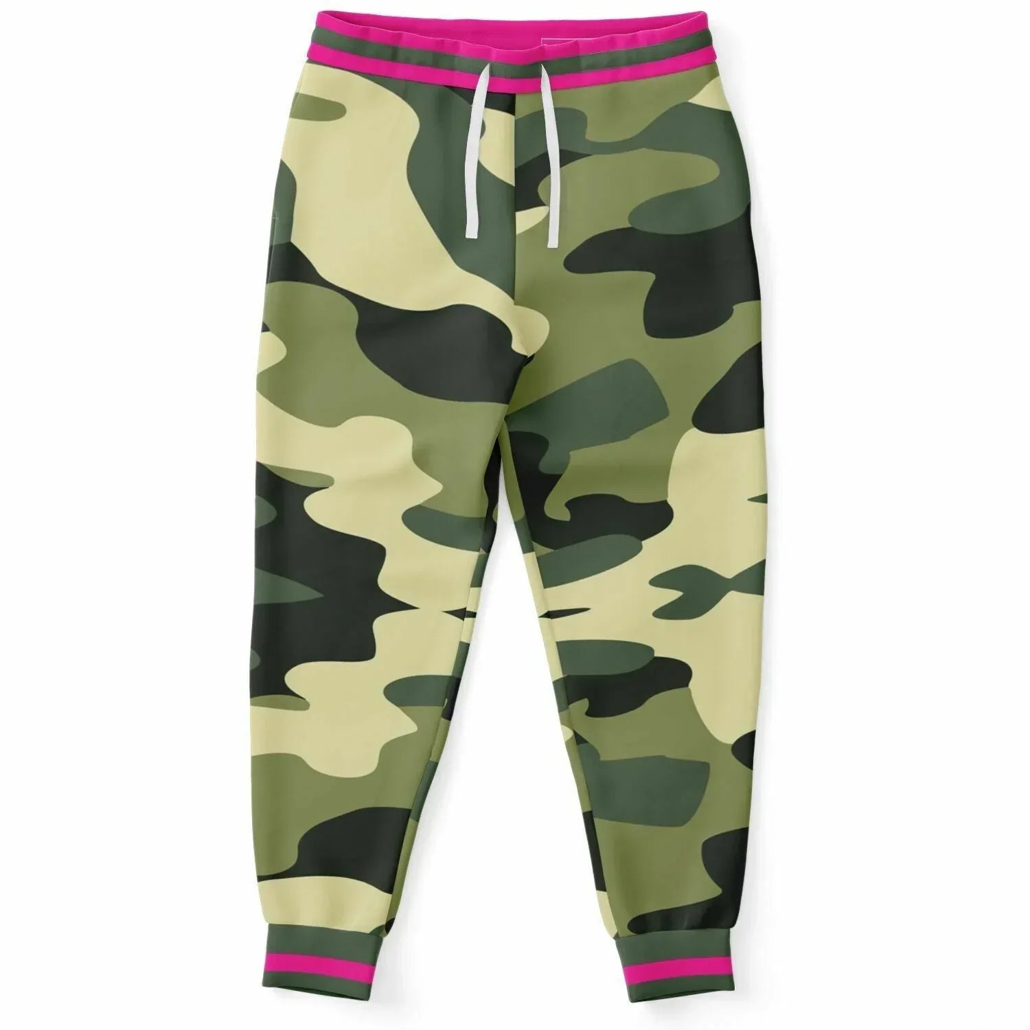 Green Marsh Camo Eco-Poly Unisex Joggers