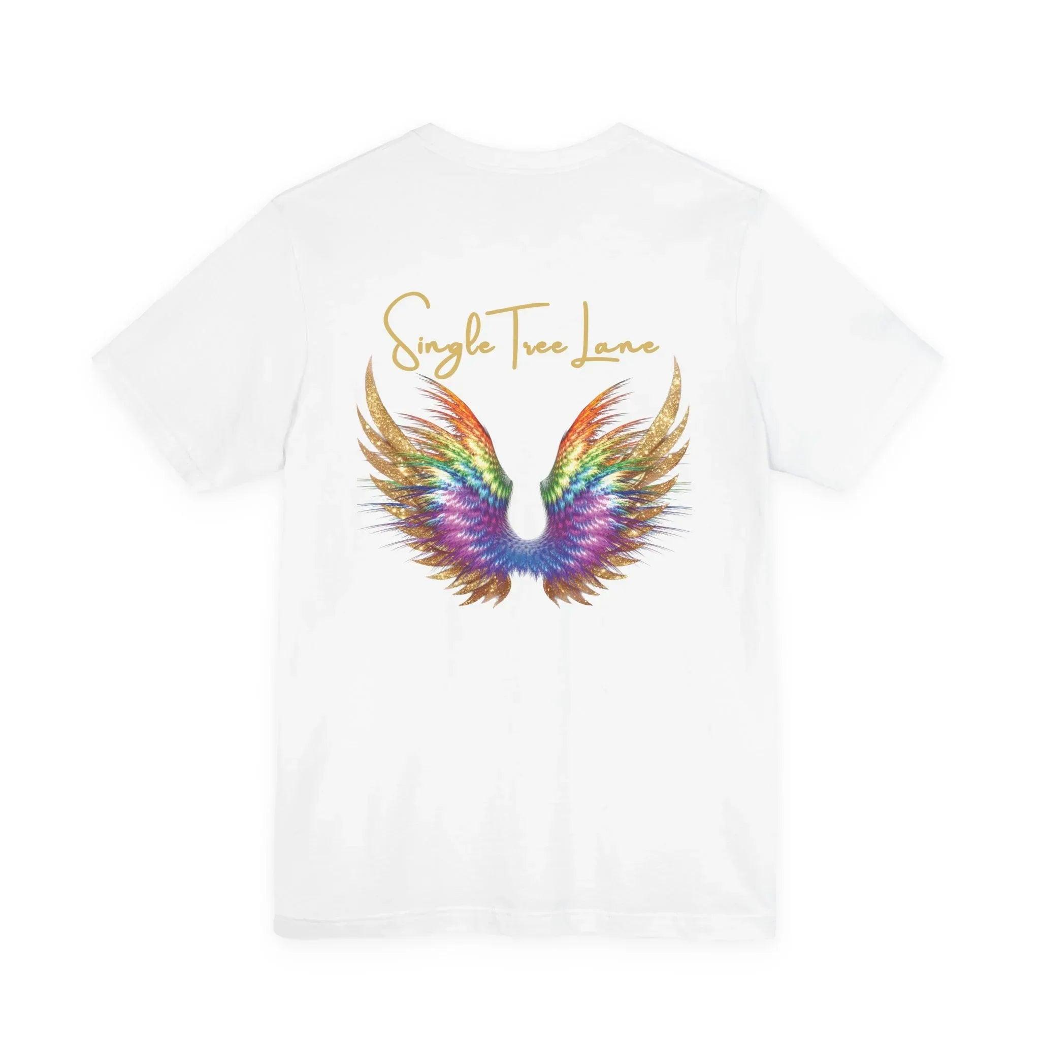 I am Love Angel Wings Short Sleeve Tee