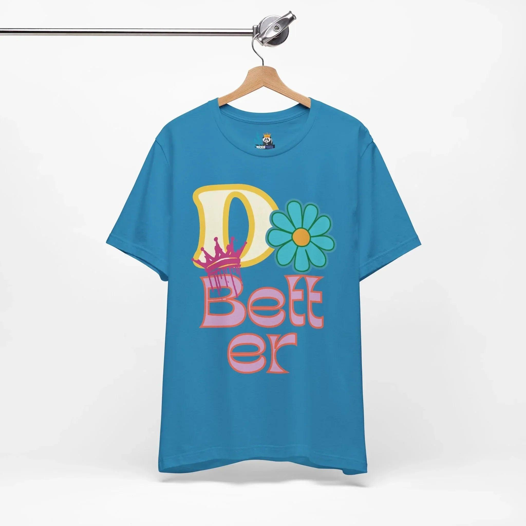 Do Better Hippie Vibe Floral Short Sleeve Tee