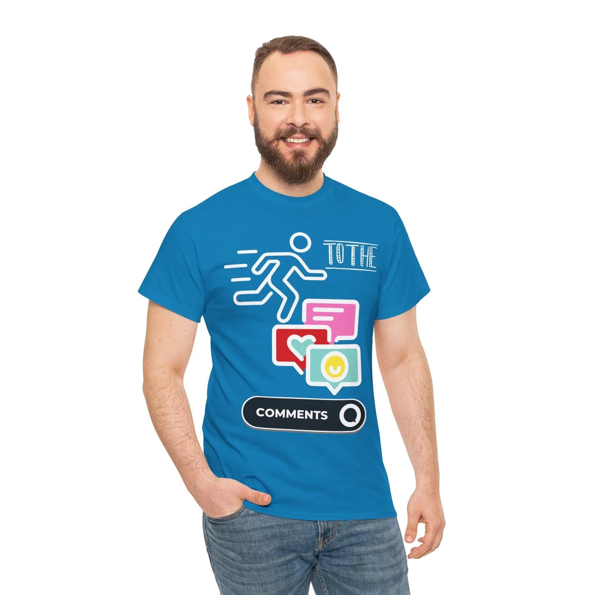 Straight to the Comments Heavyweight Unisex Tee